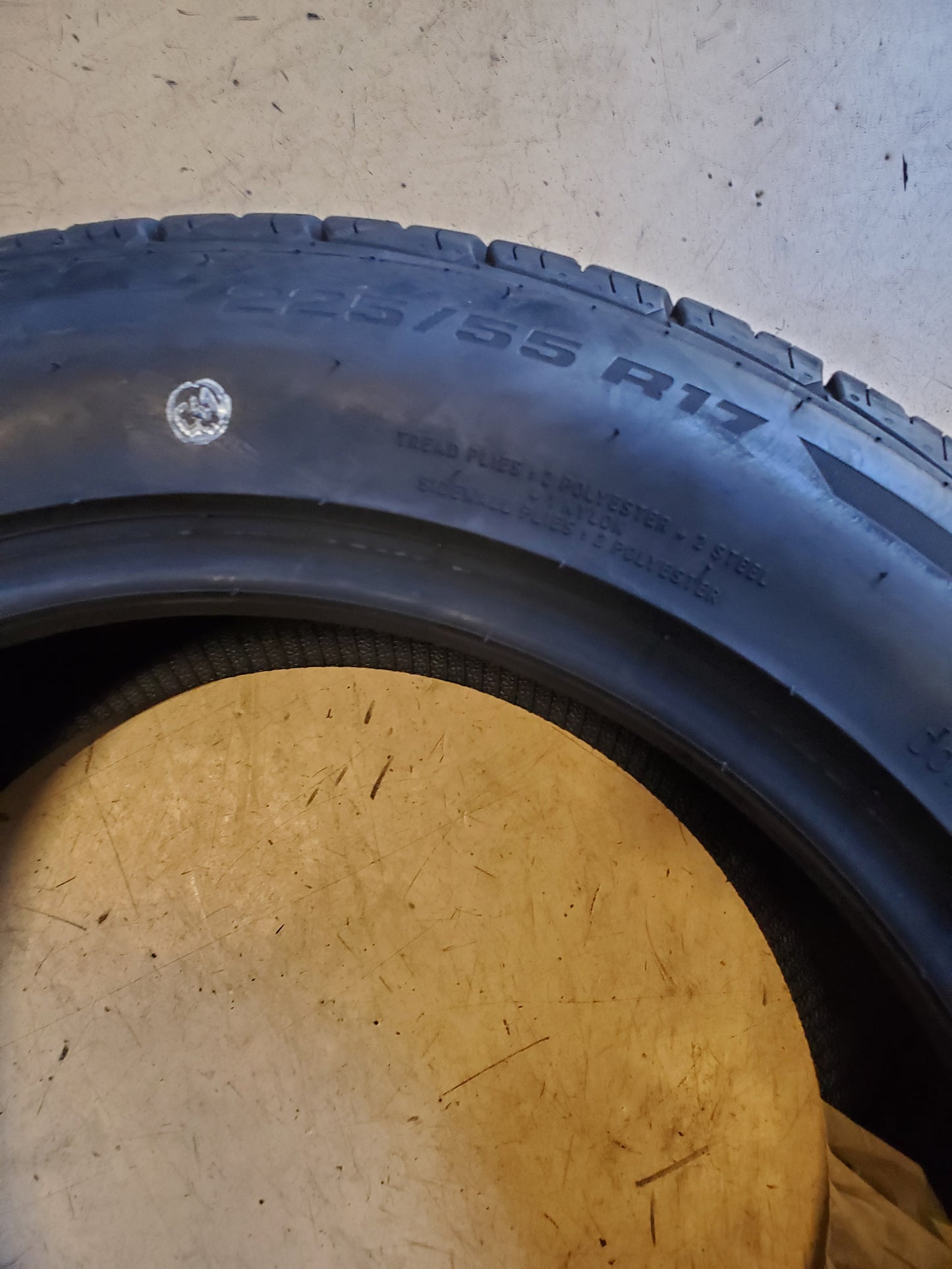 BFGOODRICH ADVANTAGE CONTROL BSW P 225 55 17 101H XL ALL SEASON TIRE 98162