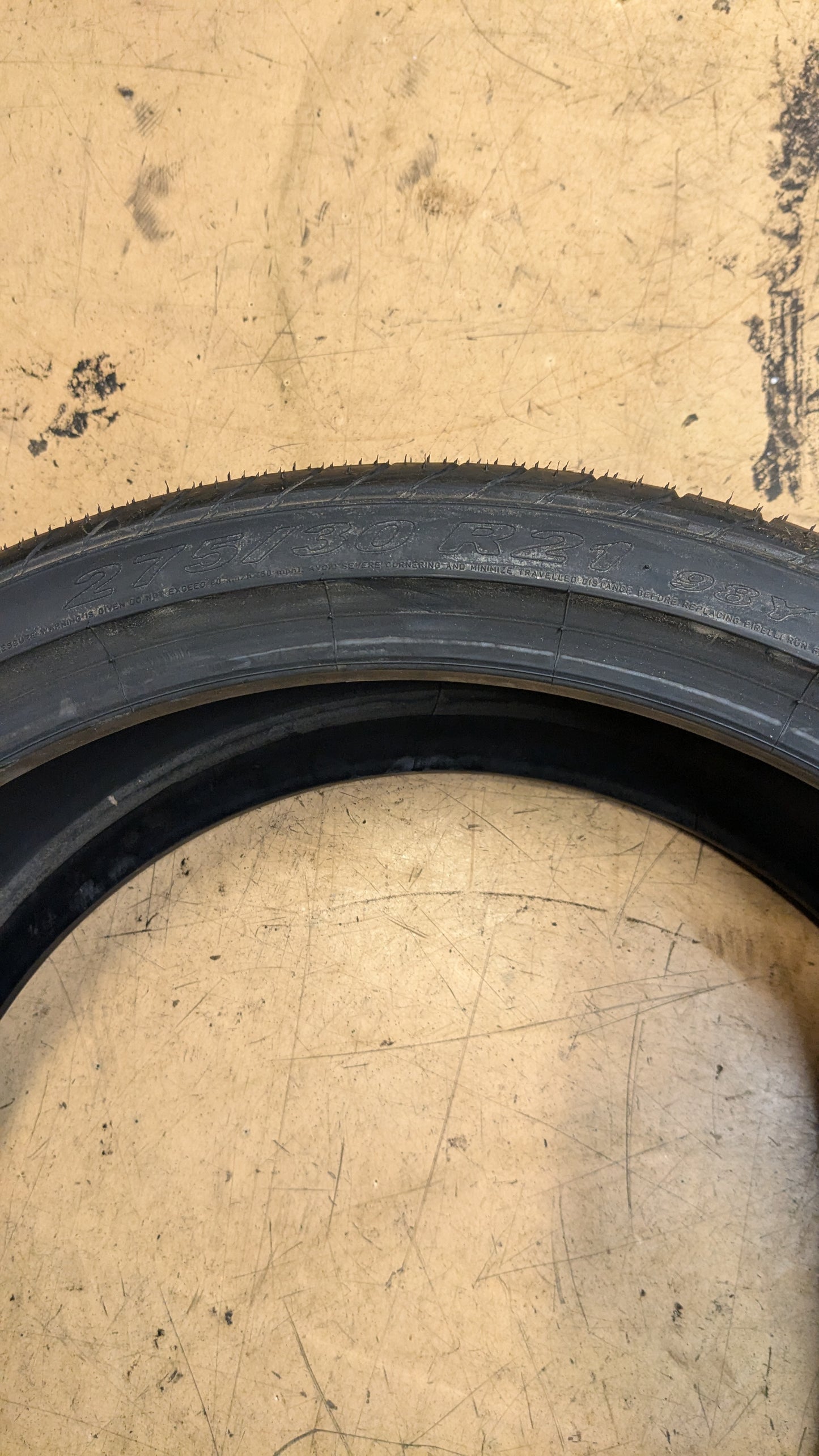 PIRELLI P ZERO BMW RSC RUNFLAT BSW P 275 30 21 98Y XL PERFORMANCE TIRE 1826700