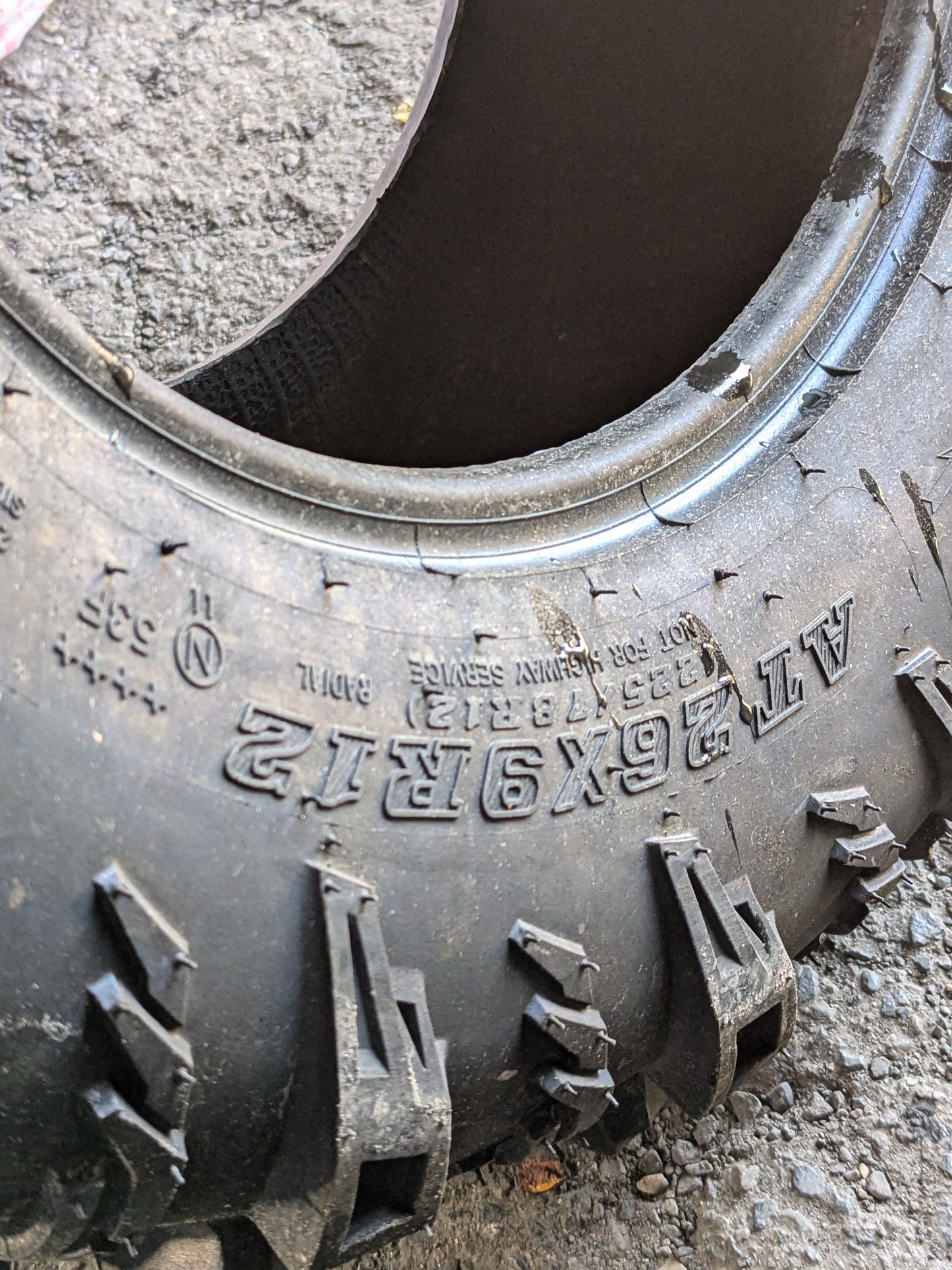 SEDONA MUD REBEL R/T AT36 BSW AT 26 9 12 53F 8PLY ATV/UTV TIRE MR26912