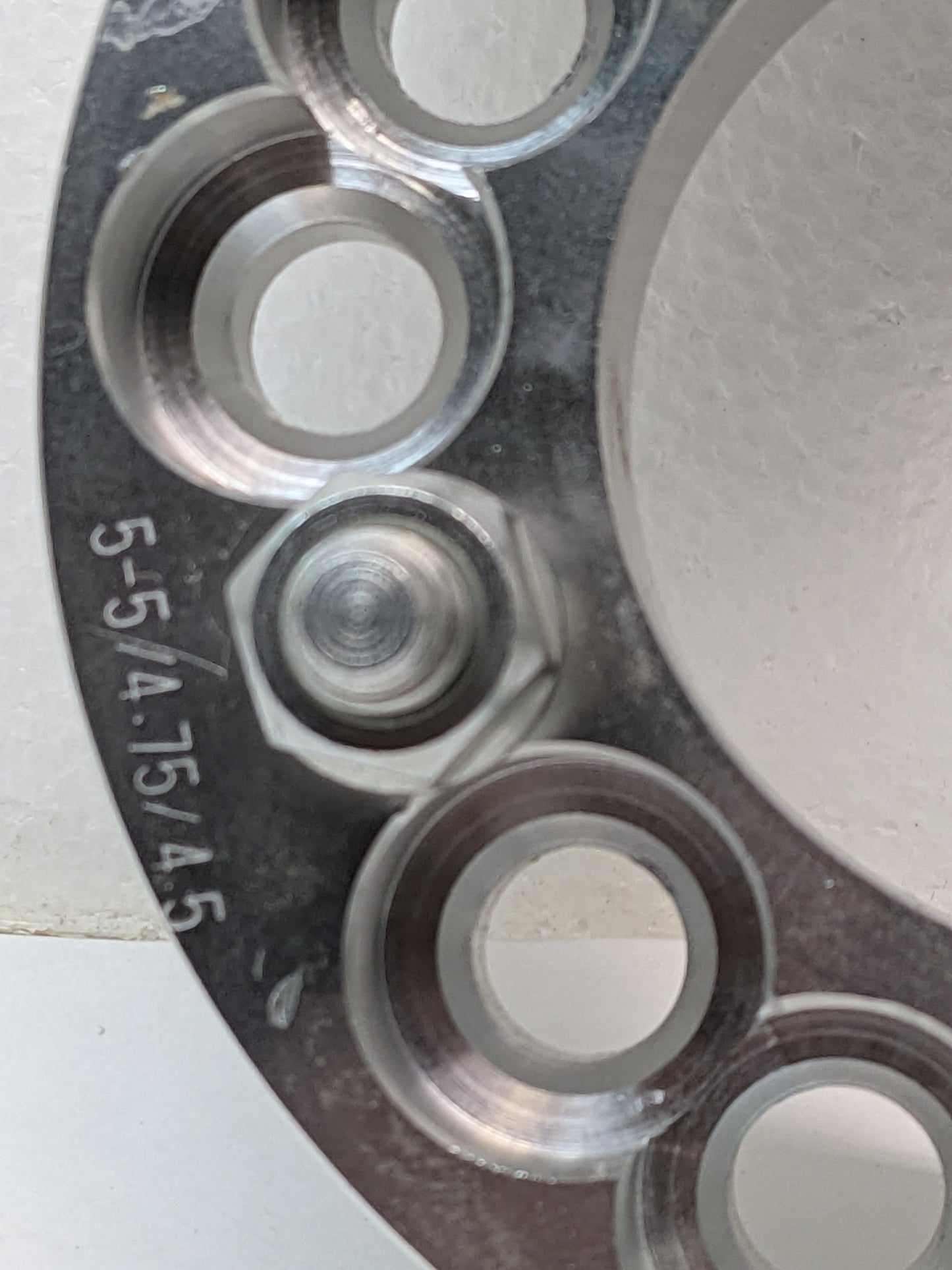 2 PCS MULTI DRILL WHEEL SPACER 5 ON 4.75 AND 5 ON 4.50 1.25" THICK