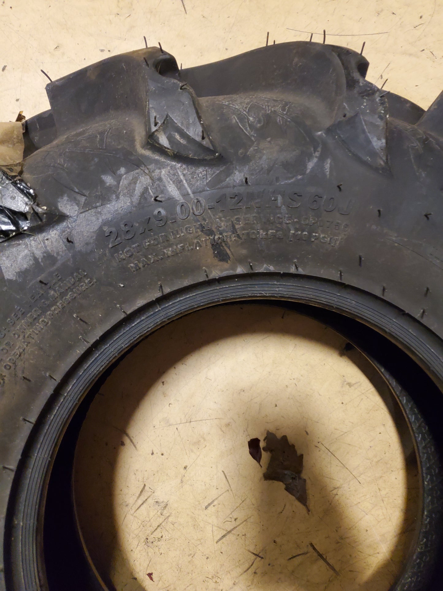 ITP MEGA MAYHEM I BSW 28 9 12 60J 6PLY ATV/UTV TIRE 6P0756