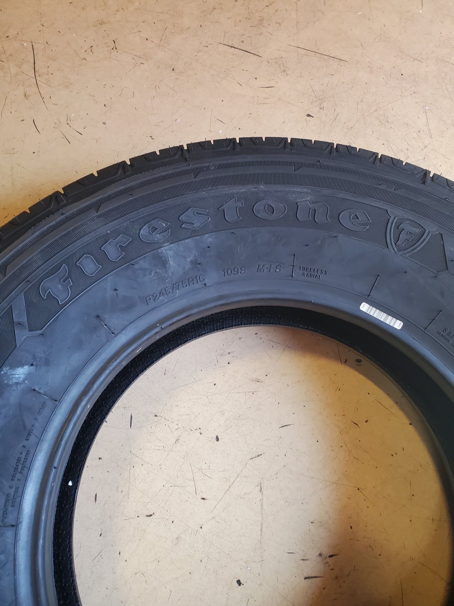 FIRESTONE DESTINATION LE2 BSW P 245 75 16 109S ALL SEASON TIRE 000223