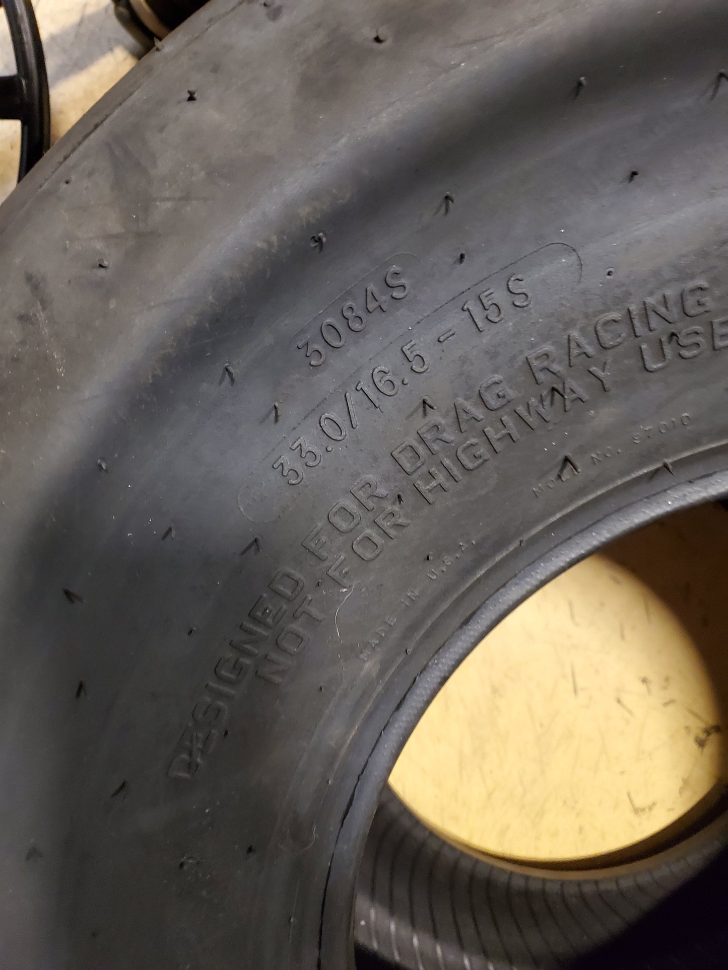 MICKEY THOMPSON ET DRAG BSW 33 16.5 15S DRAG SLICK TIRE 250962