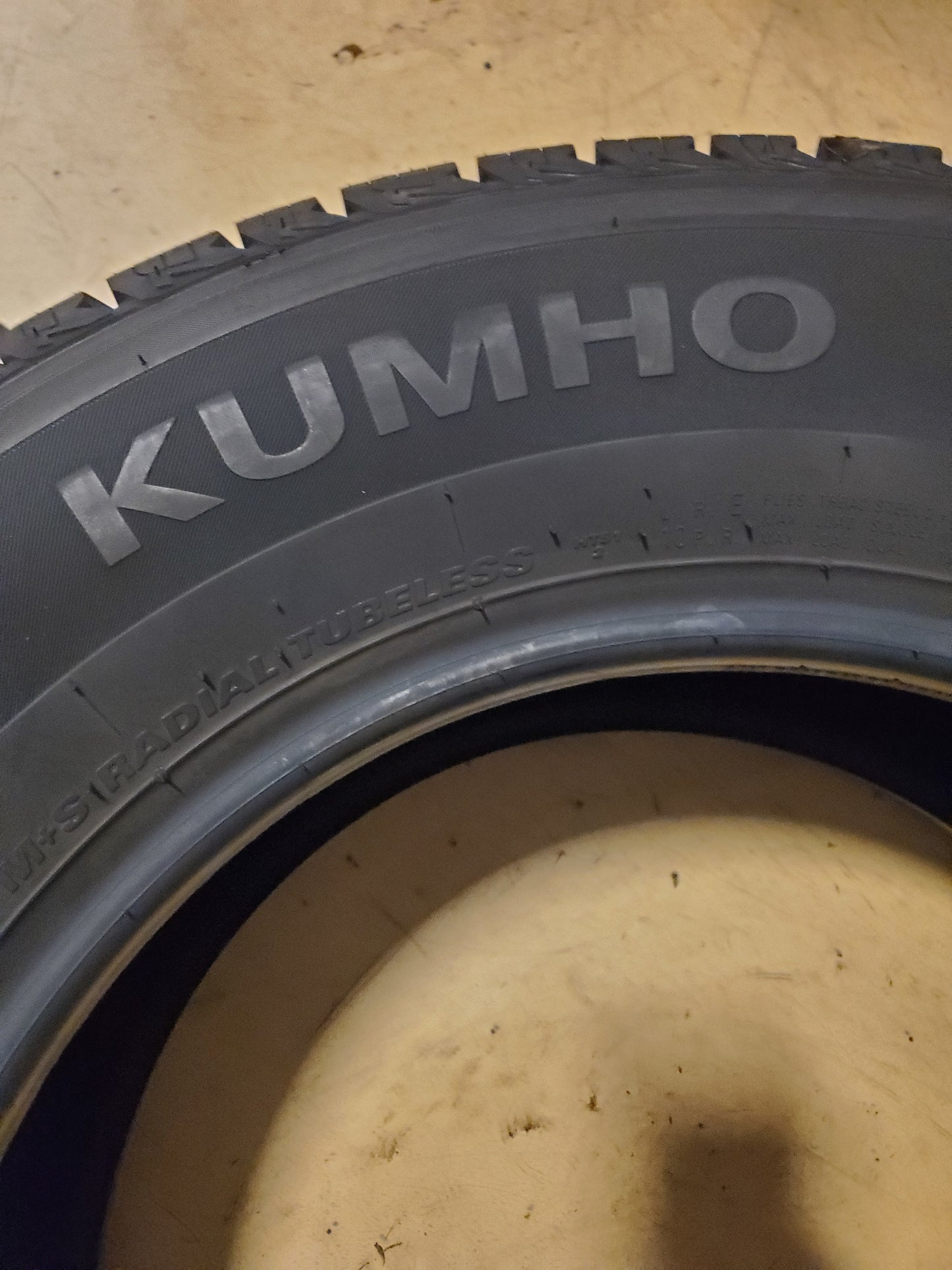 KUMHO CRUGEN HT51C BSW P 235 65 16C 121/120R 10PLY ALL WEATHER TIRE 2282033