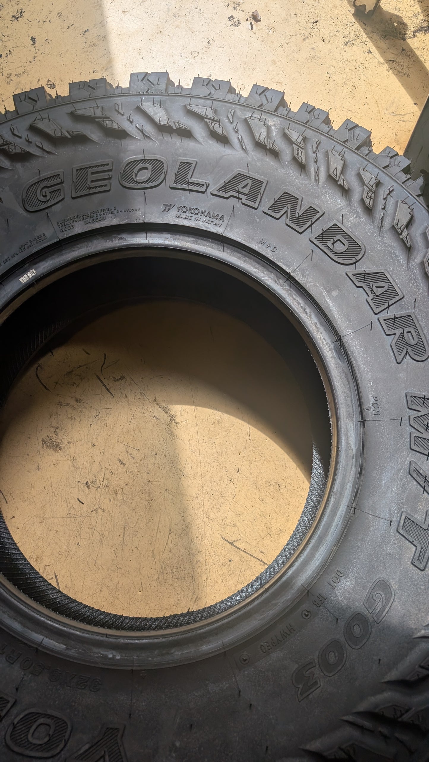 YOKOHAMA GEOLANDAR M/T G003 BSW LT 32 9.5 15 101Q ATV/UTV TIRE 110133377