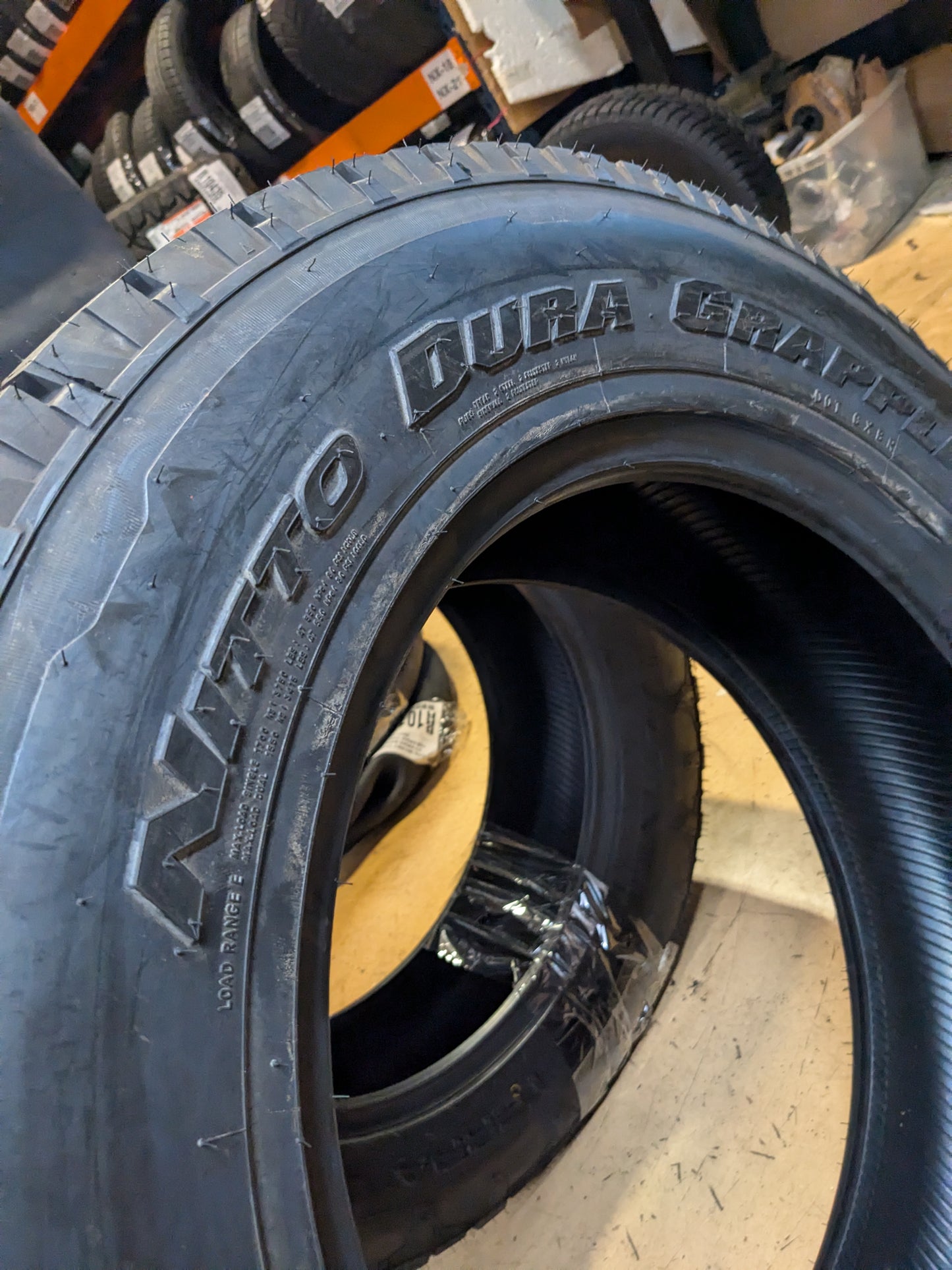 NITTO DURA GRAPPLER H/T BSW LT 275 65 20 126/123R 10PLY ALL WEATHER TIRE 205030