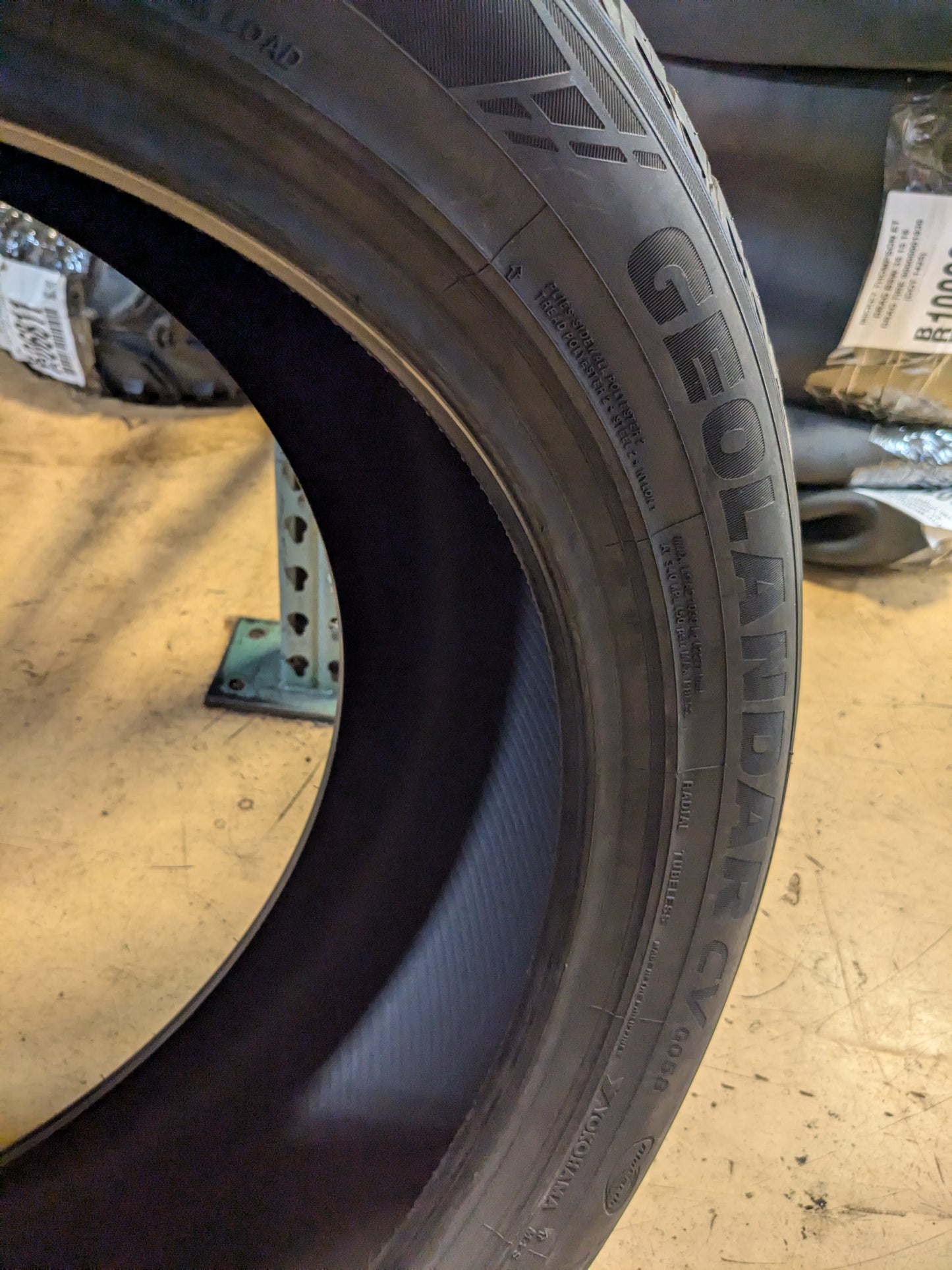 2 YOKOHAMA GEOLANDAR CV G058 BSW P 255 50 20 109V XL ALL SEASON TIRE 110105841
