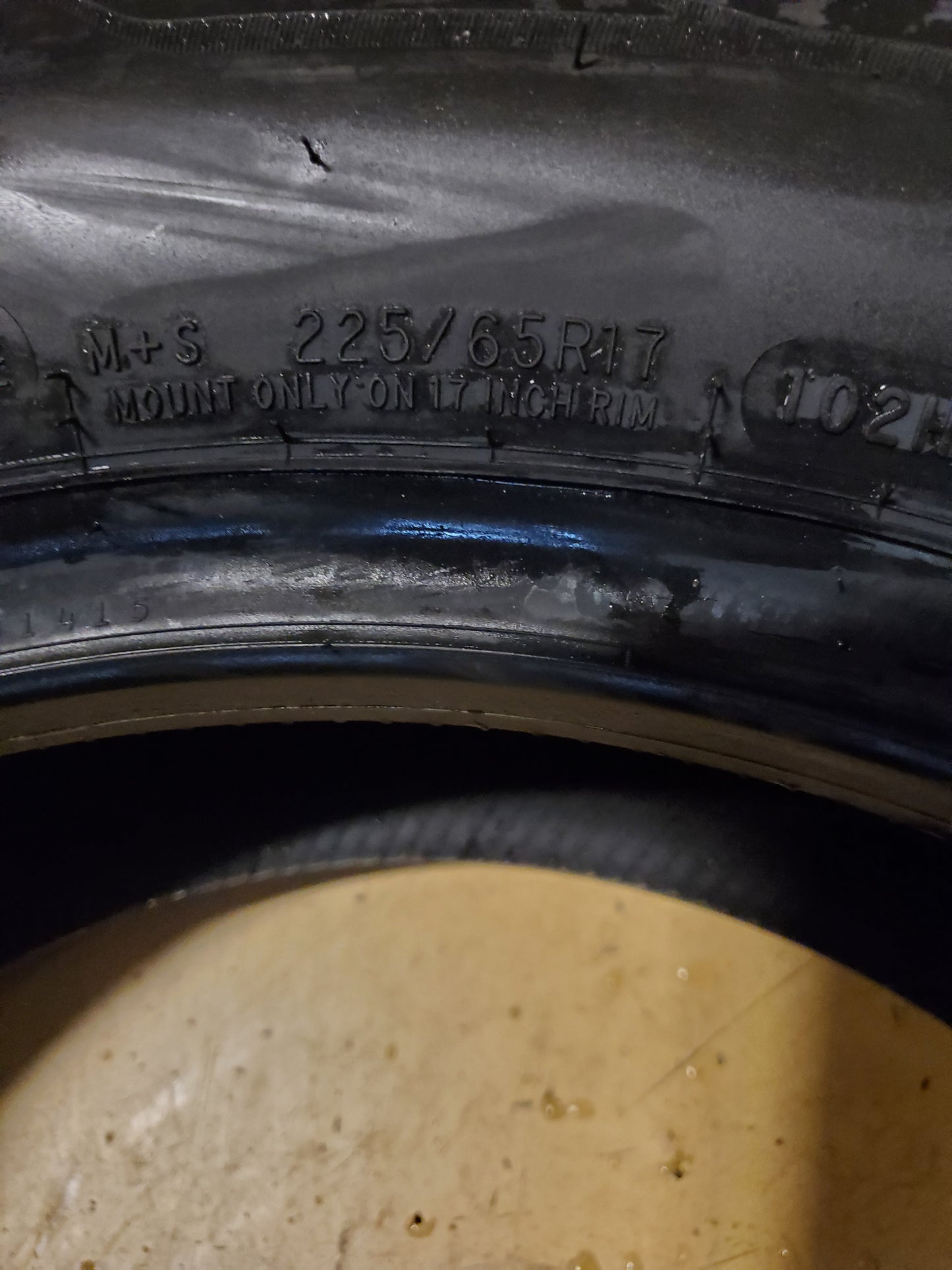 2 COOPER PROCONTROL BSW P 225 65 17 102H ALL SEASON TIRE 166476021