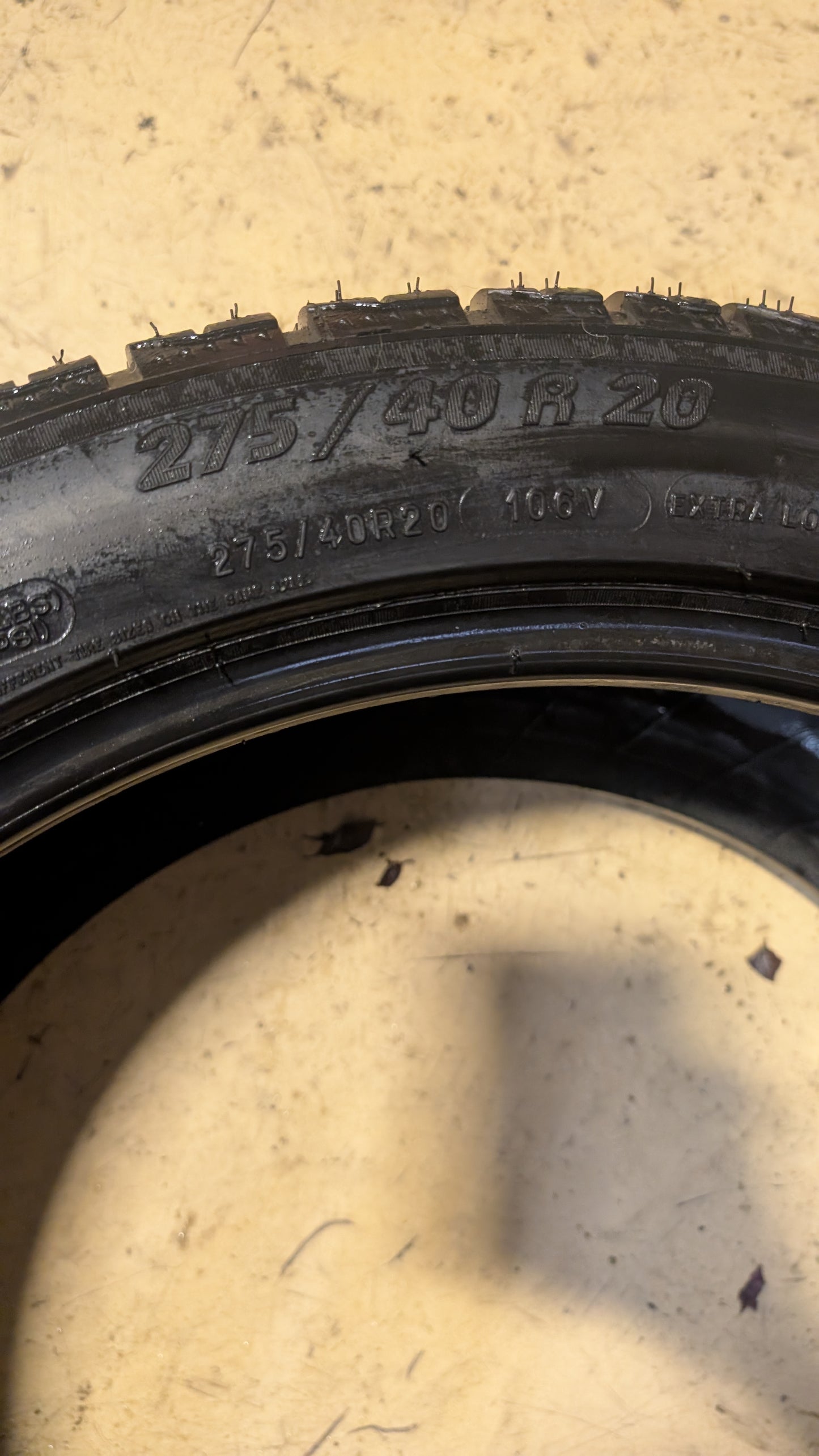 4 MICHELIN PILOT ALPIN PA4 NO BSW P 275 40 20 106V XL WINTER TIRE 37610