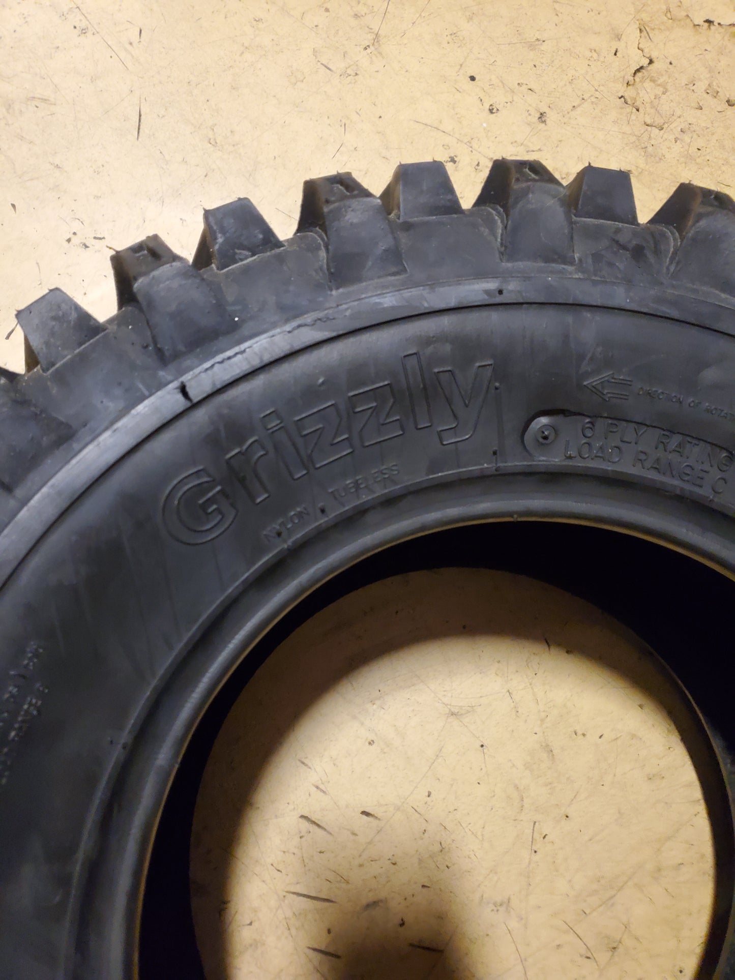 VEE RUBBER GRIZZLY BSW AT 25 10 12 45M 6PLY ATV/UTV TIRE AT11417