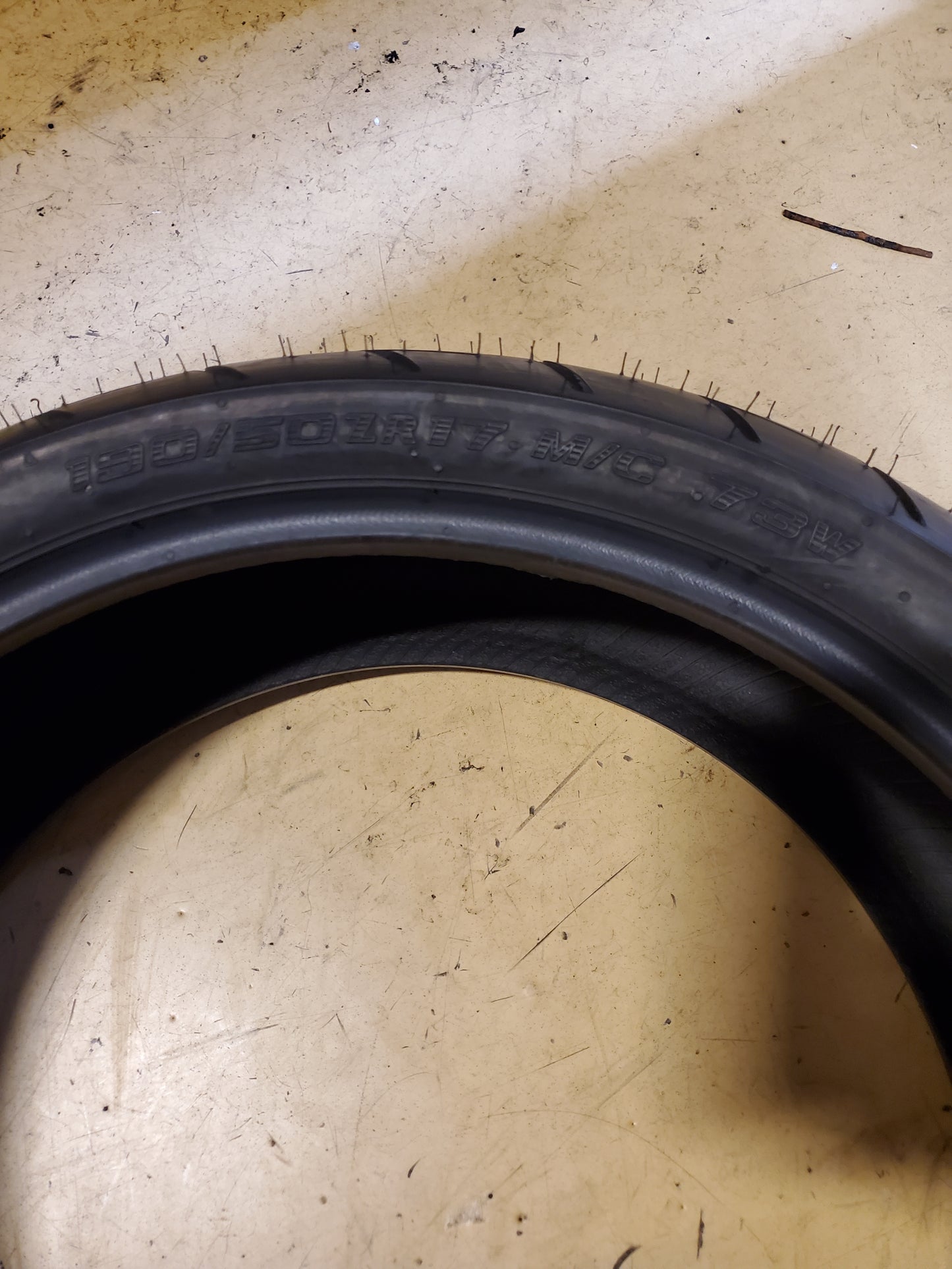 SHINKO R009RR BSW 190 50 17 73W REAR MOTORCYCLE TIRE 874048