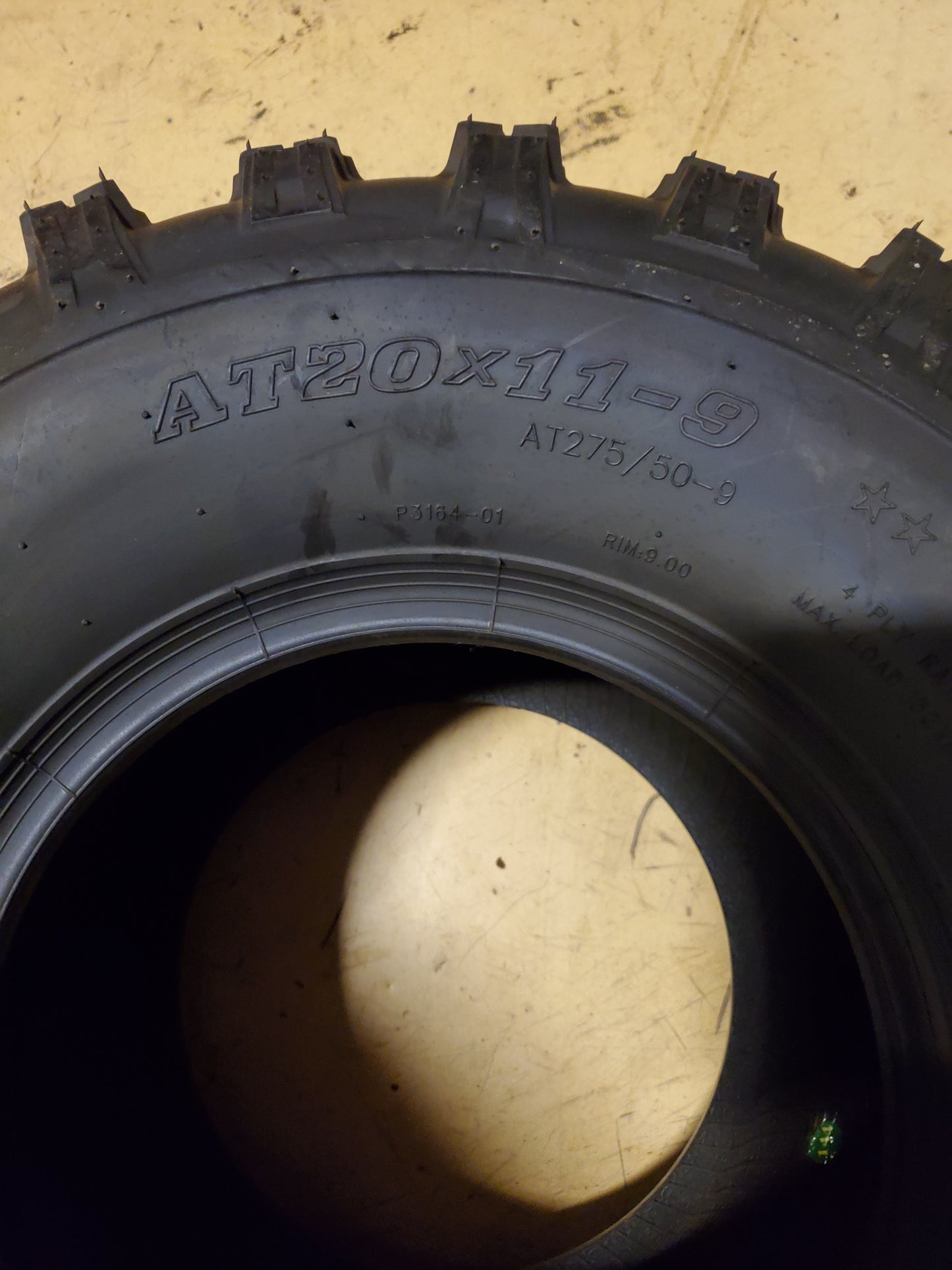 MASSFX P3164 BSW AT 20 11 9 33J 4PLY ATV/UTV TIRE MO20119