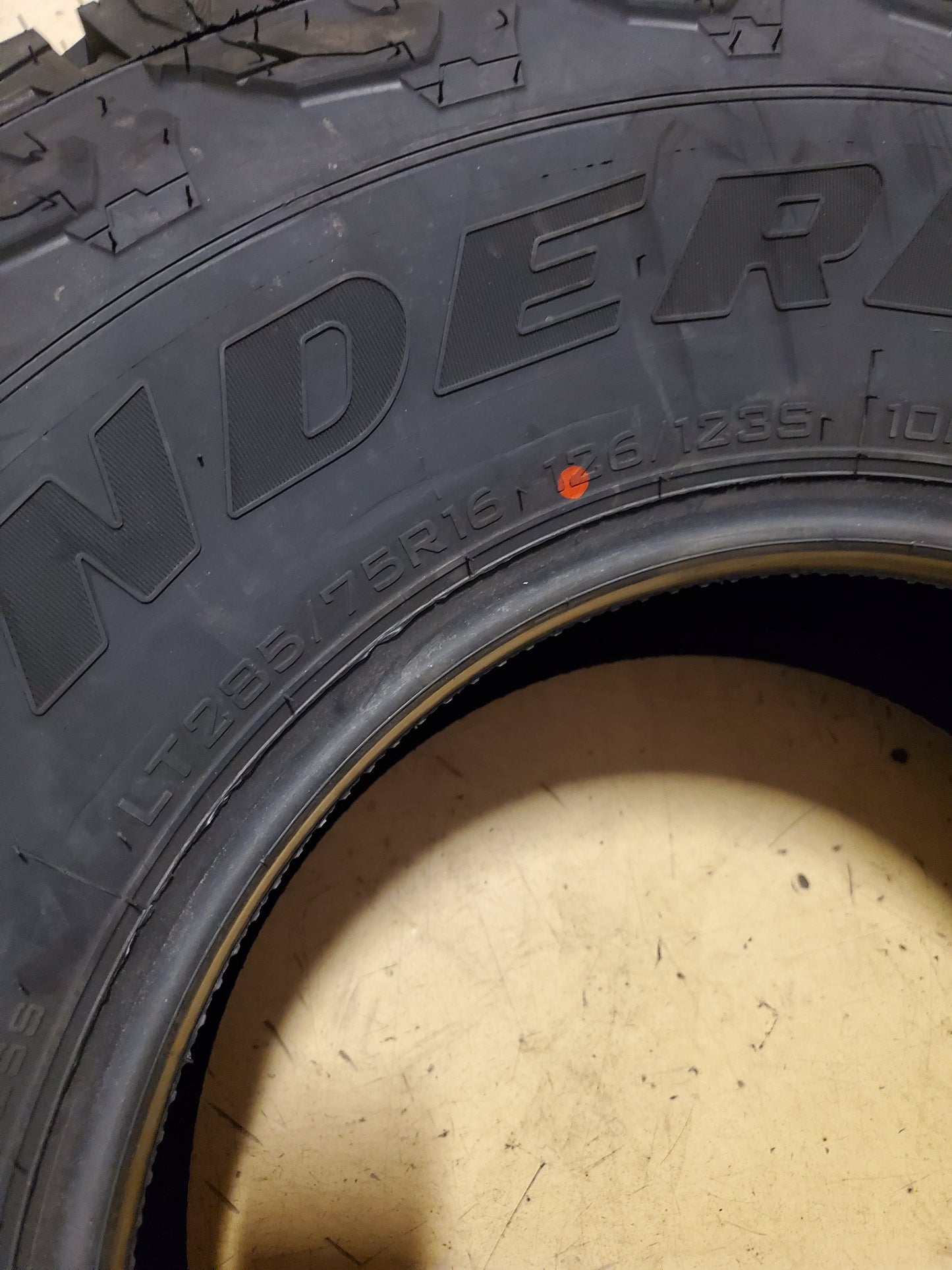 THUNDERER RANGER ATR BSW LT 285 75 16 126/123S 10PLY ALL TERRAIN TIRE TH1735