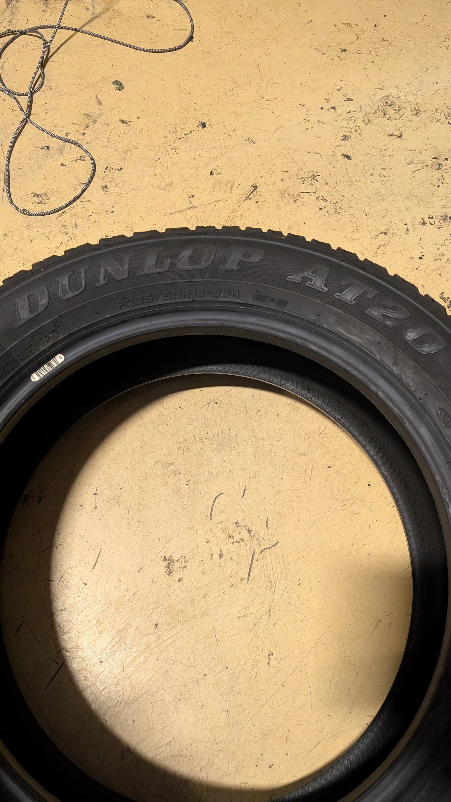 DUNLOP GRANDTREK AT20 BSW P 225 60 18 99H ALL SEASON TIRE 290105035