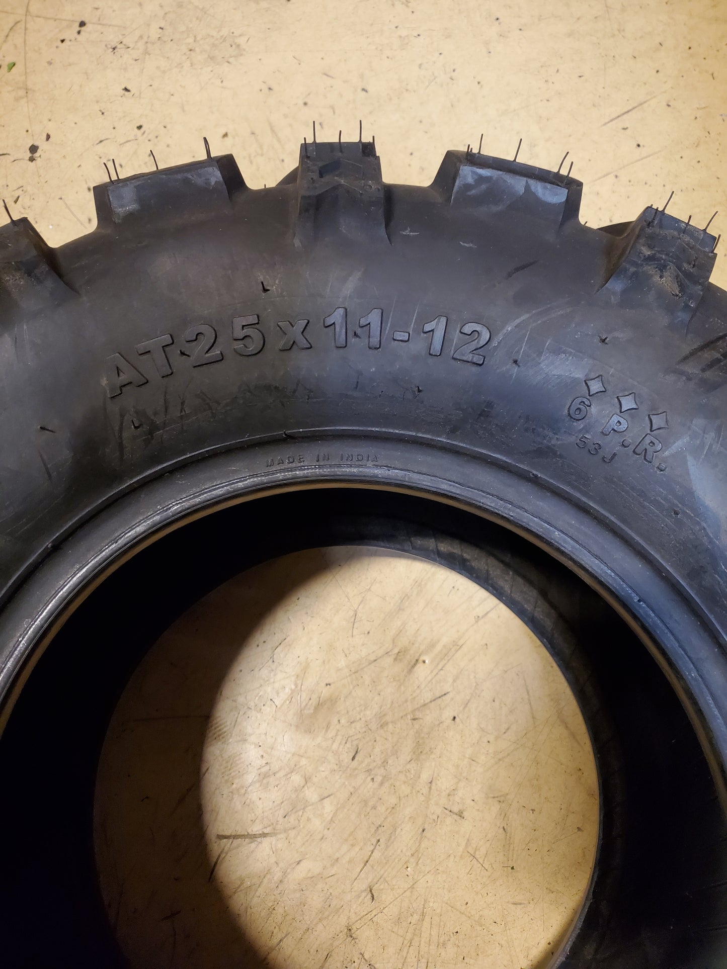 BKT W207 BSW AT 25 11 12 53J 6PLY ATV/UTV TIRE 94001613
