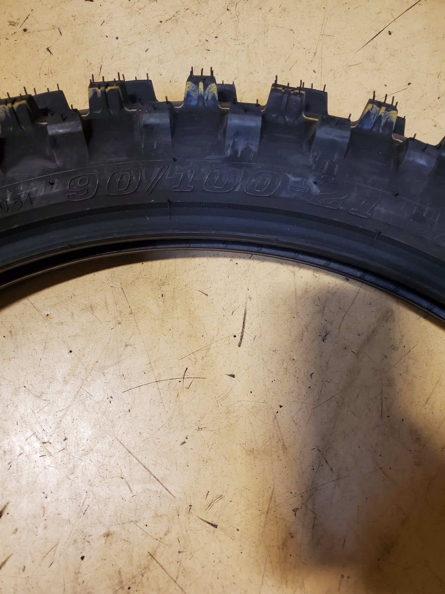 DUNLOP GEOMAX AT82 BSW 90 100 21 57M DIRT BIKE TIRE 45261501