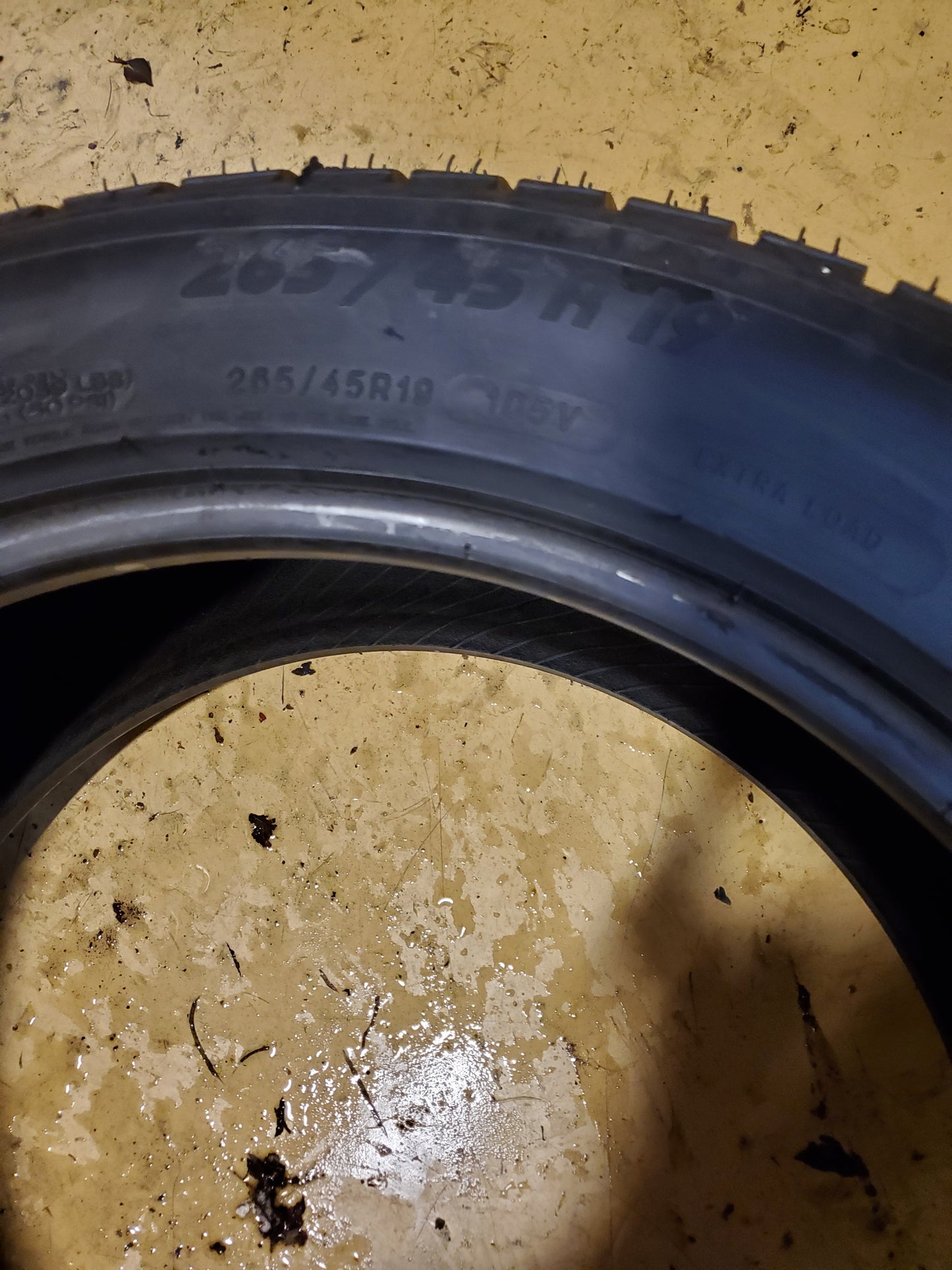 NOS MICHELIN PILOT ALPIN PA4 BSW P 265 45 19 105V XL WINTER TIRE 26896