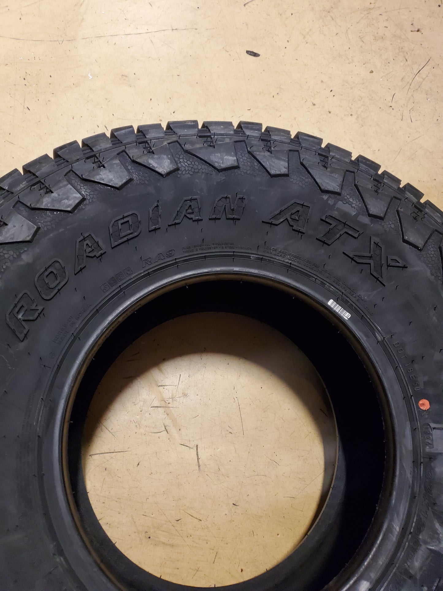 NEXEN ROADIAN ATX BSW LT 33 12.5 15 108S 6PLY ALL TERRAIN TIRE 18781NXK