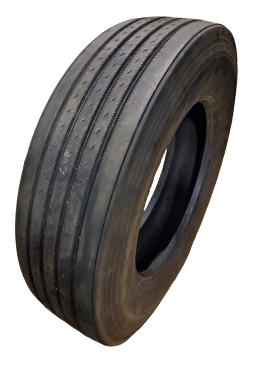 (KSL ONLY) 2 USED 13/32" TOYO M177 BSW  285 75 24.5 147/144L 16PLY STEER TIRE 547170