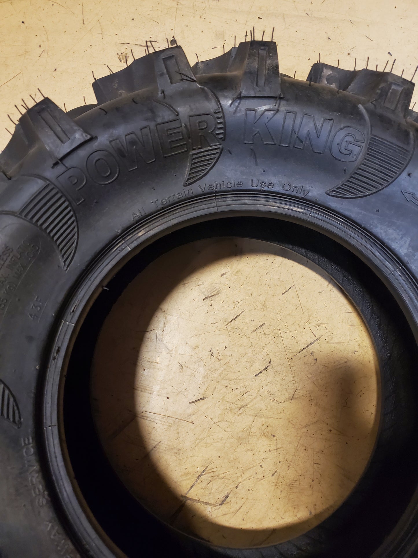 NOS POWER KING MUDCAT BSW 25 8 12 45F 6PLY ATV/UTV TIRE PKMC25812
