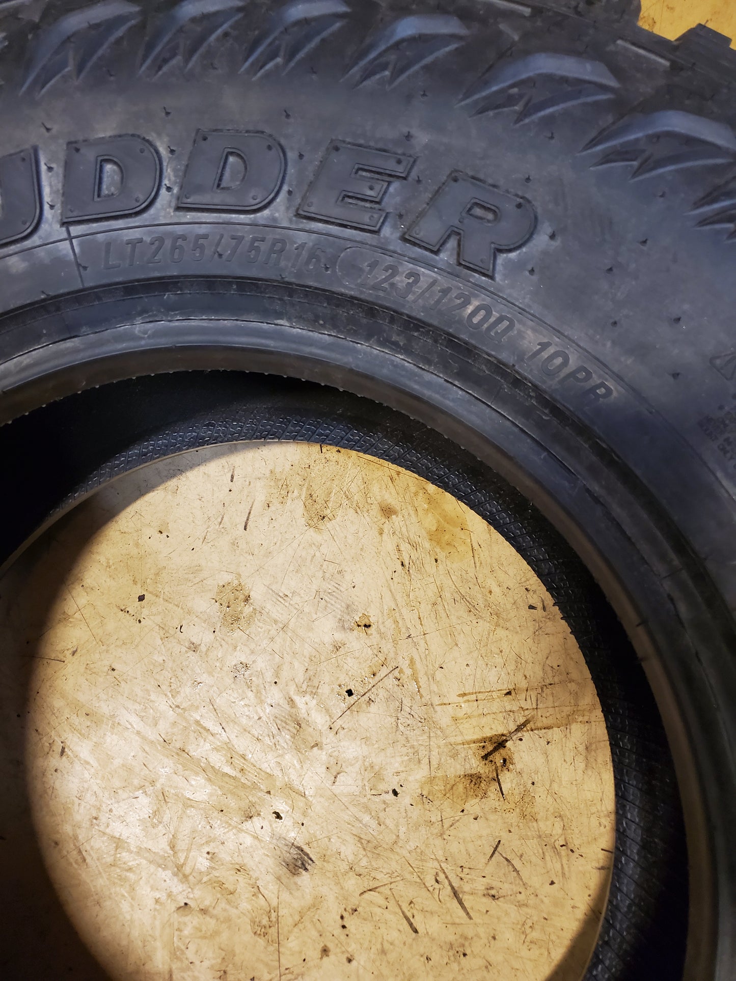 MAXXIS MT-764 MUDDER BUCKSHOT II LT 265 75 16 123/120Q 10PLY ATV TIRE TL30218100