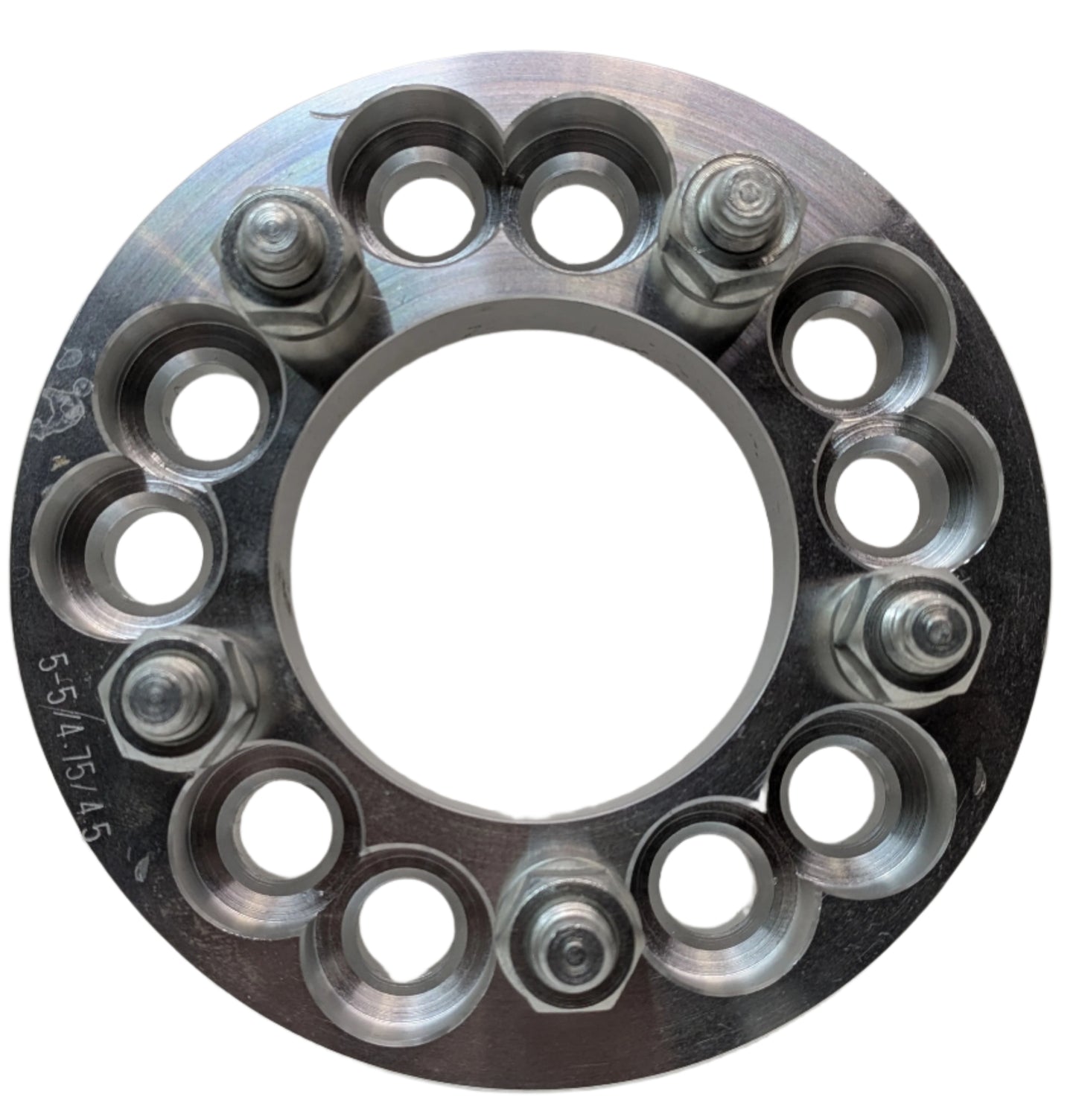 2 PCS MULTI DRILL WHEEL SPACER 5 ON 4.75 AND 5 ON 4.50 1.25" THICK