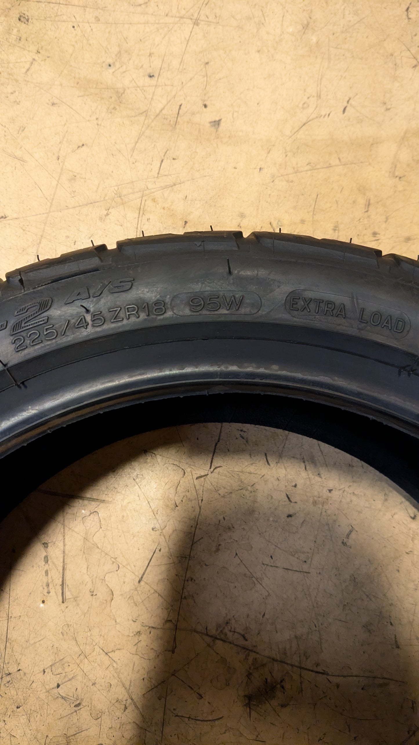 NOS BFGOODRICH GFORCE COMP 2 A/S BSW P 225 75 18 95W XL ALL SEASON TIRE 60923