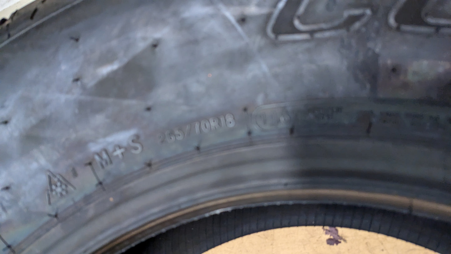 MASTERCRAFT COURSER TRAIL BSW P 265 70 18 116T ALL TERRAIN TIRE 177122008
