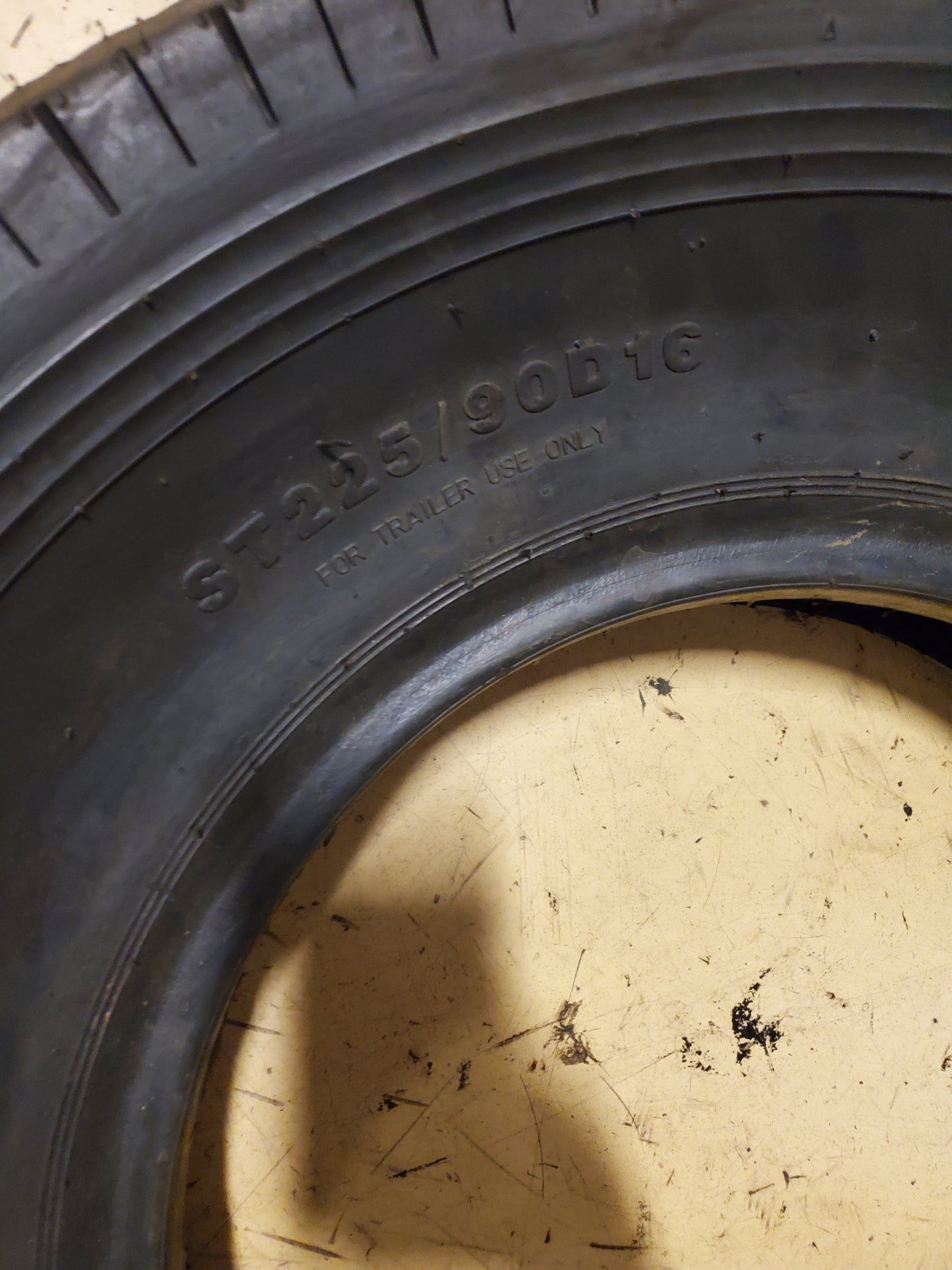 NOS ZEEMAX TRAIL EXPRESS BSW ST 225 90 16 10PLY TRAILER TIRE 1506H1031