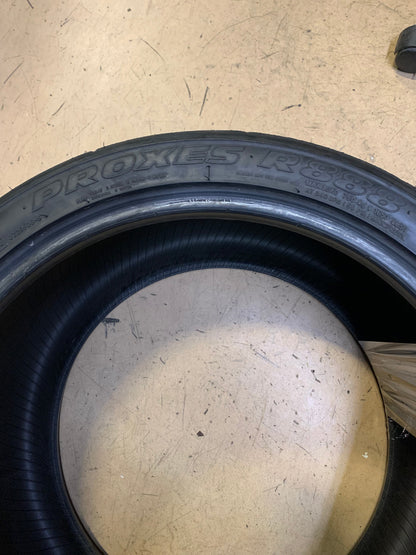 2 USED OS TOYO PROXES R888 BSW P 295 30 18 98Y TRACK/COMPETITION TIRE 104270