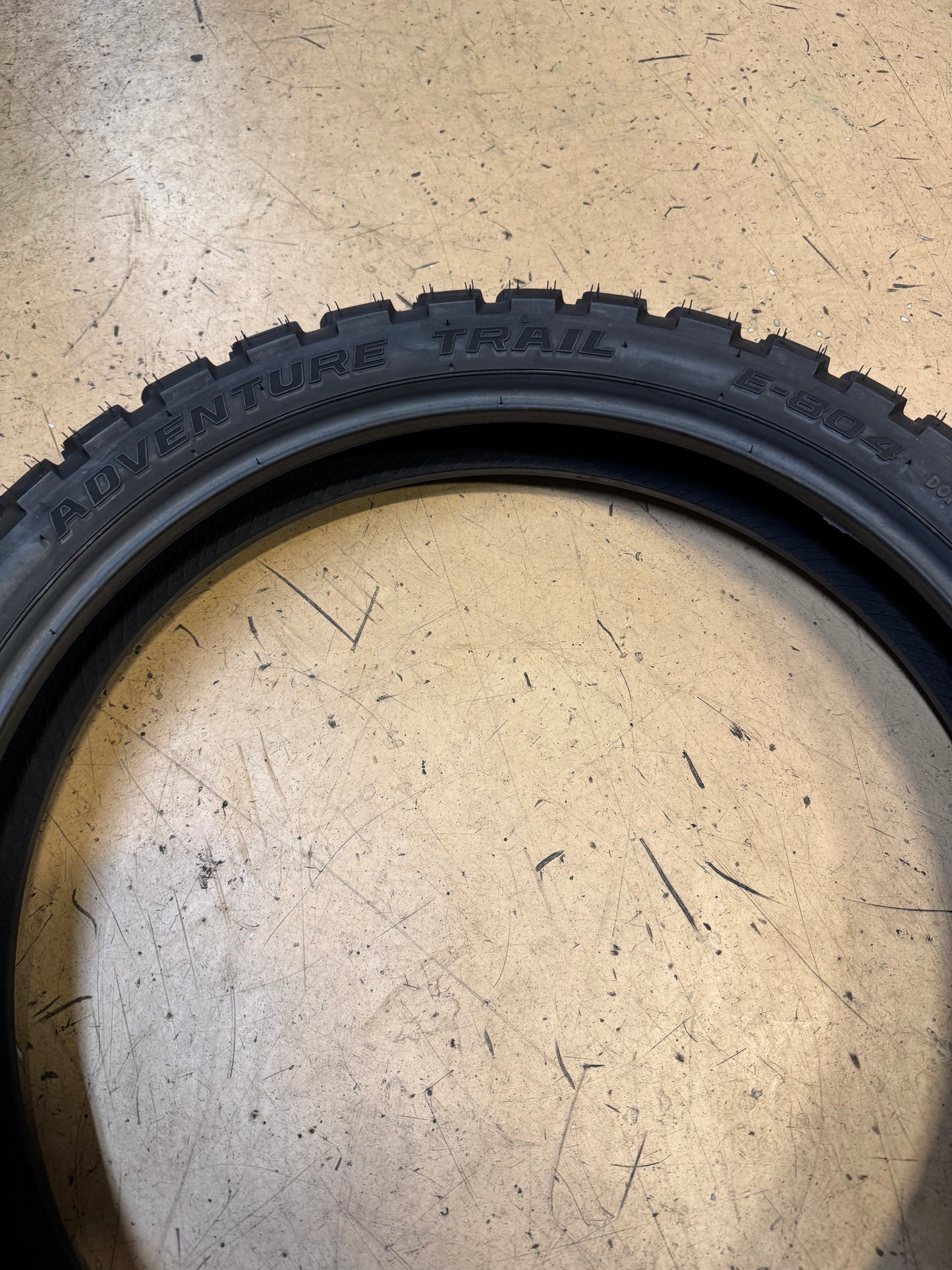 SHINKO ADVENTURE TRAIL E804 BSW 110 80 19 59R FRONT MOTORCYCLE TIRE 874700