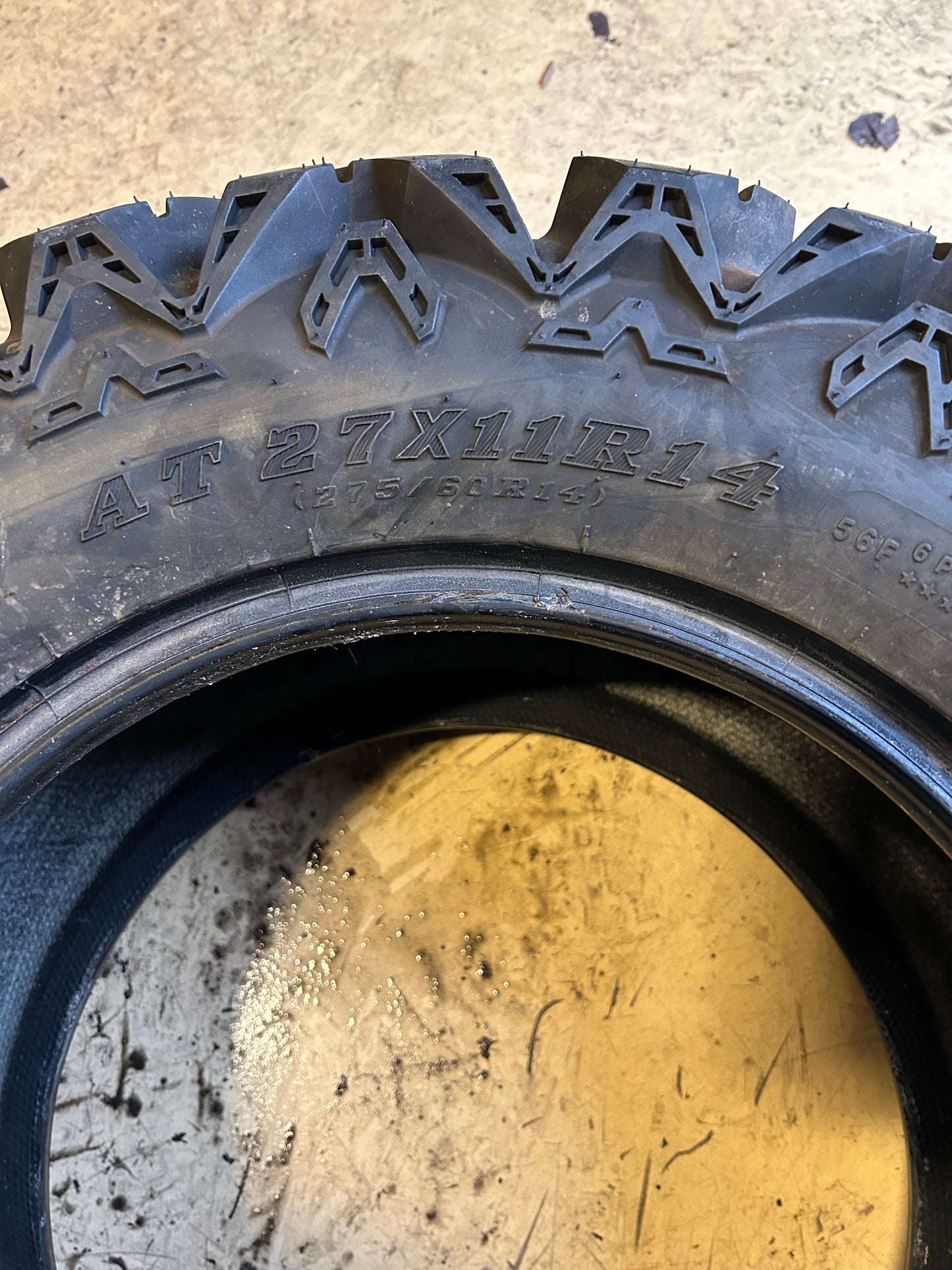 NOS SEDONA RIP-SAW BSW AT 27 11 14 56F 6PLY ATV/UTV TIRE RS2711R14