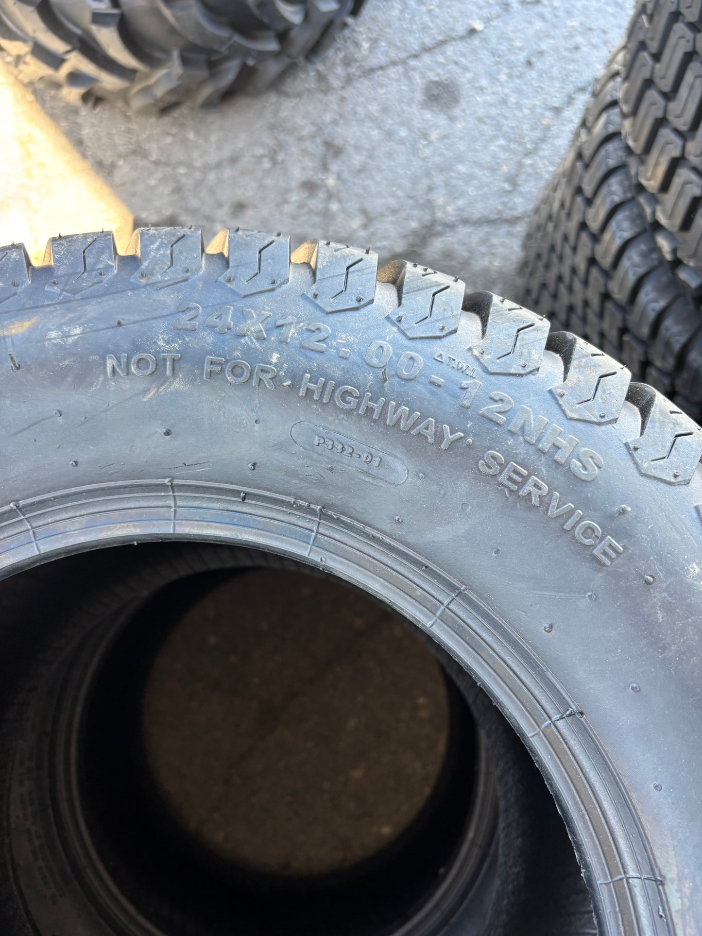 WANDA P332 BSW 24 12 12 4PLY LAWN MOWER TIRE 13051