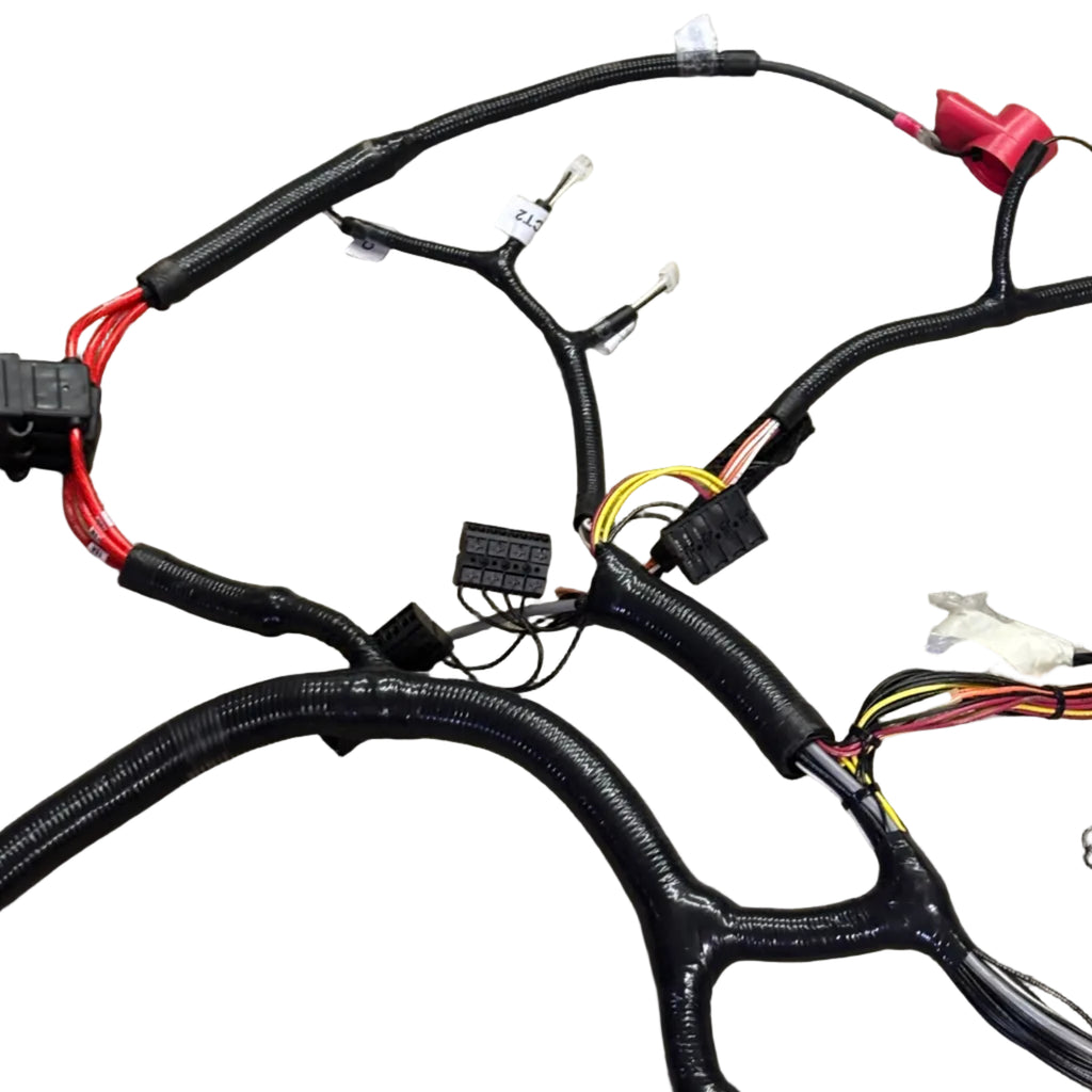 HEAVY DUTY WIRING HARNESS W/ MULTI-PIN CONNECTORS & HEAT SHIELDING
