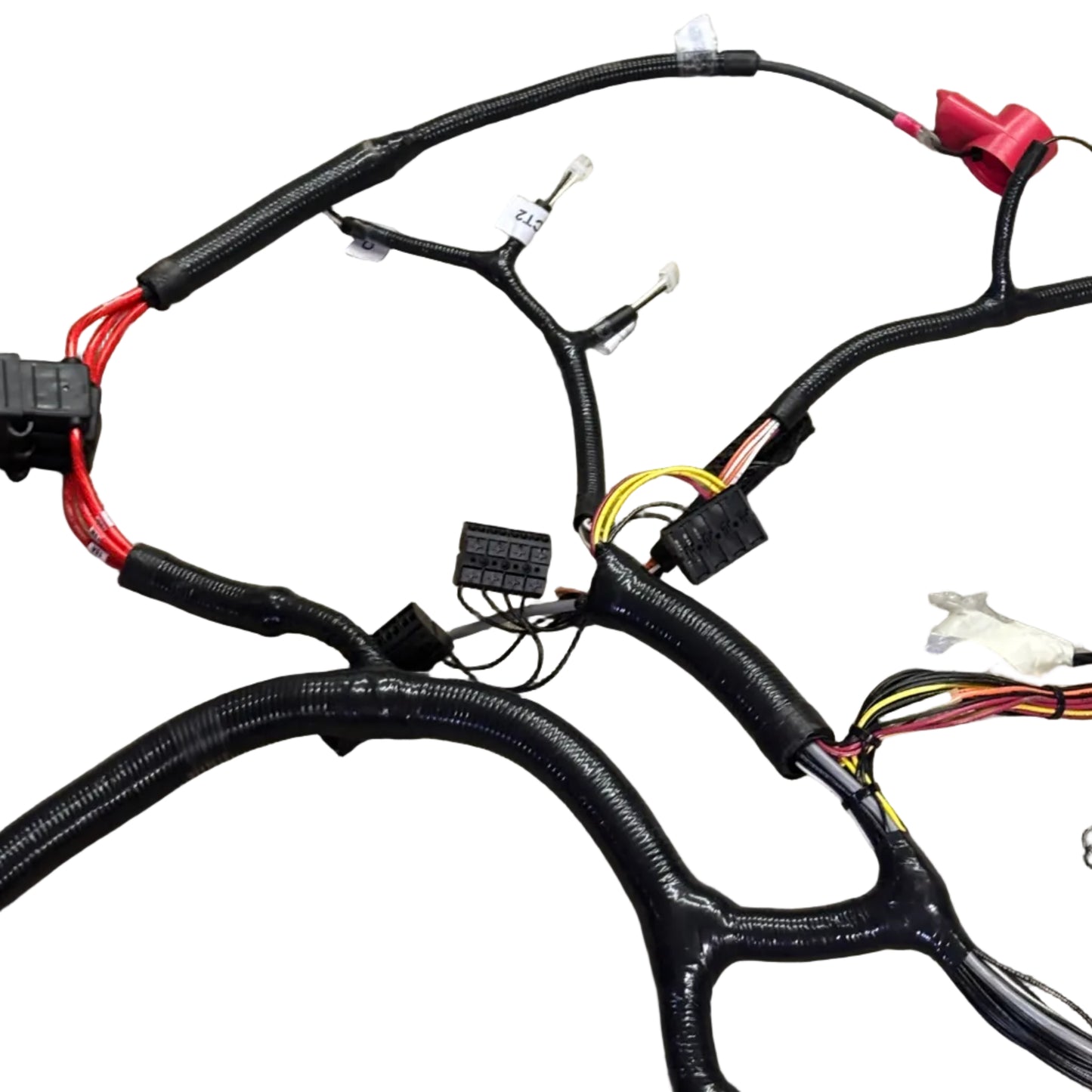 HEAVY DUTY WIRING HARNESS W/ MULTI-PIN CONNECTORS & HEAT SHIELDING