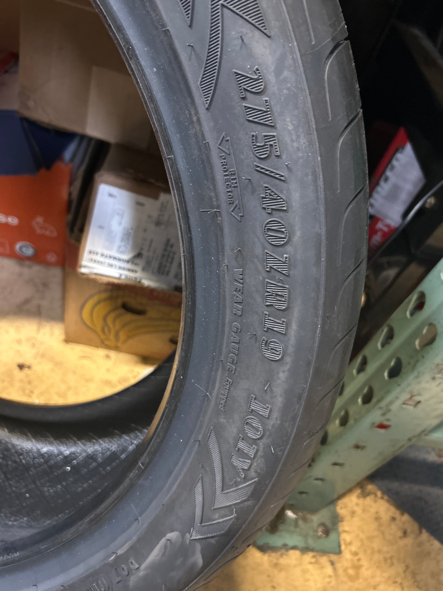 NOS GOODYEAR EAGLE EXHILARATE BSW P 275 40 19 101Y UHP TIRE 104049568
