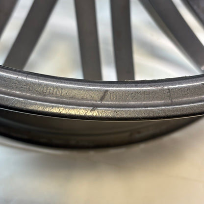 GENUINE PORSCHE MACAN 21 INCH STAGGERED SET F:21X9 ET26 R:21X10 ET26 WHEELS