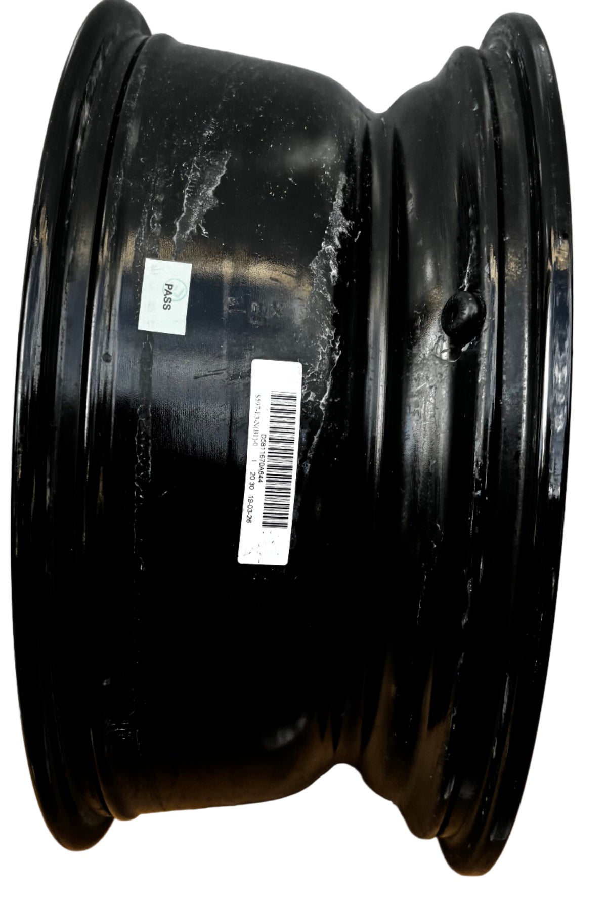 FUEL TRITON UTV 16X7 ET13 4X156 GLOSS BLACK MILLED D5811670A544
