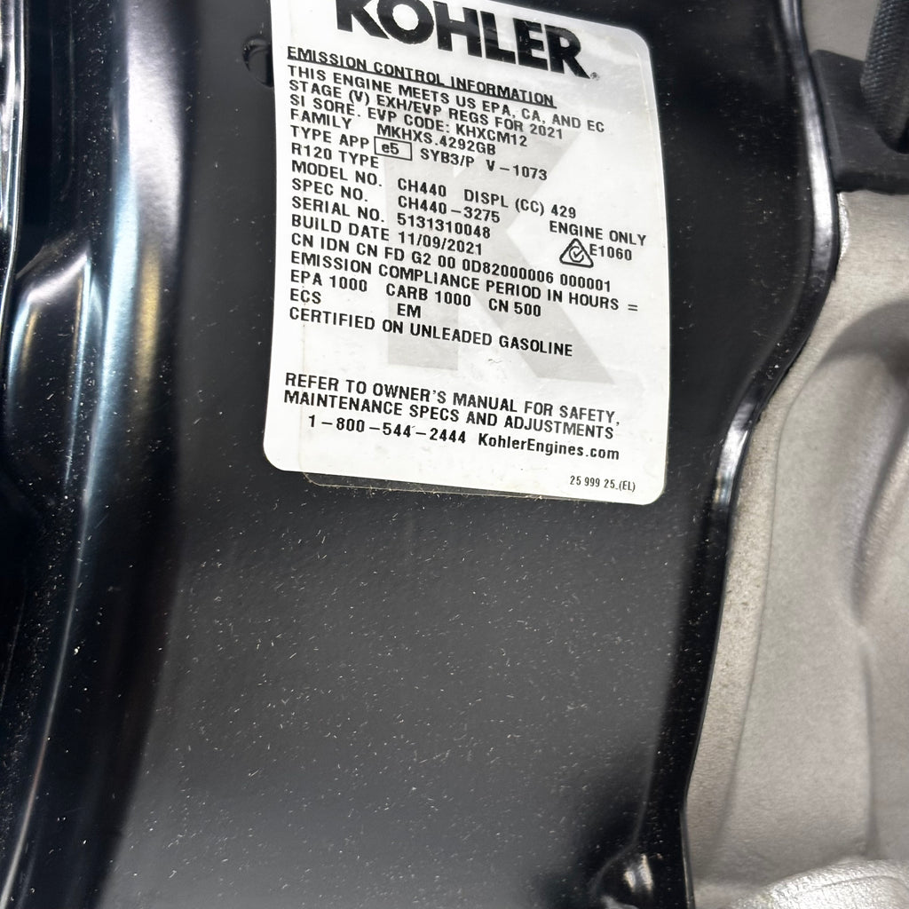 KOHLER CH440-3275 HORIZONTAL COMMAND PRO ENGINE, REPLACES CH440-3031