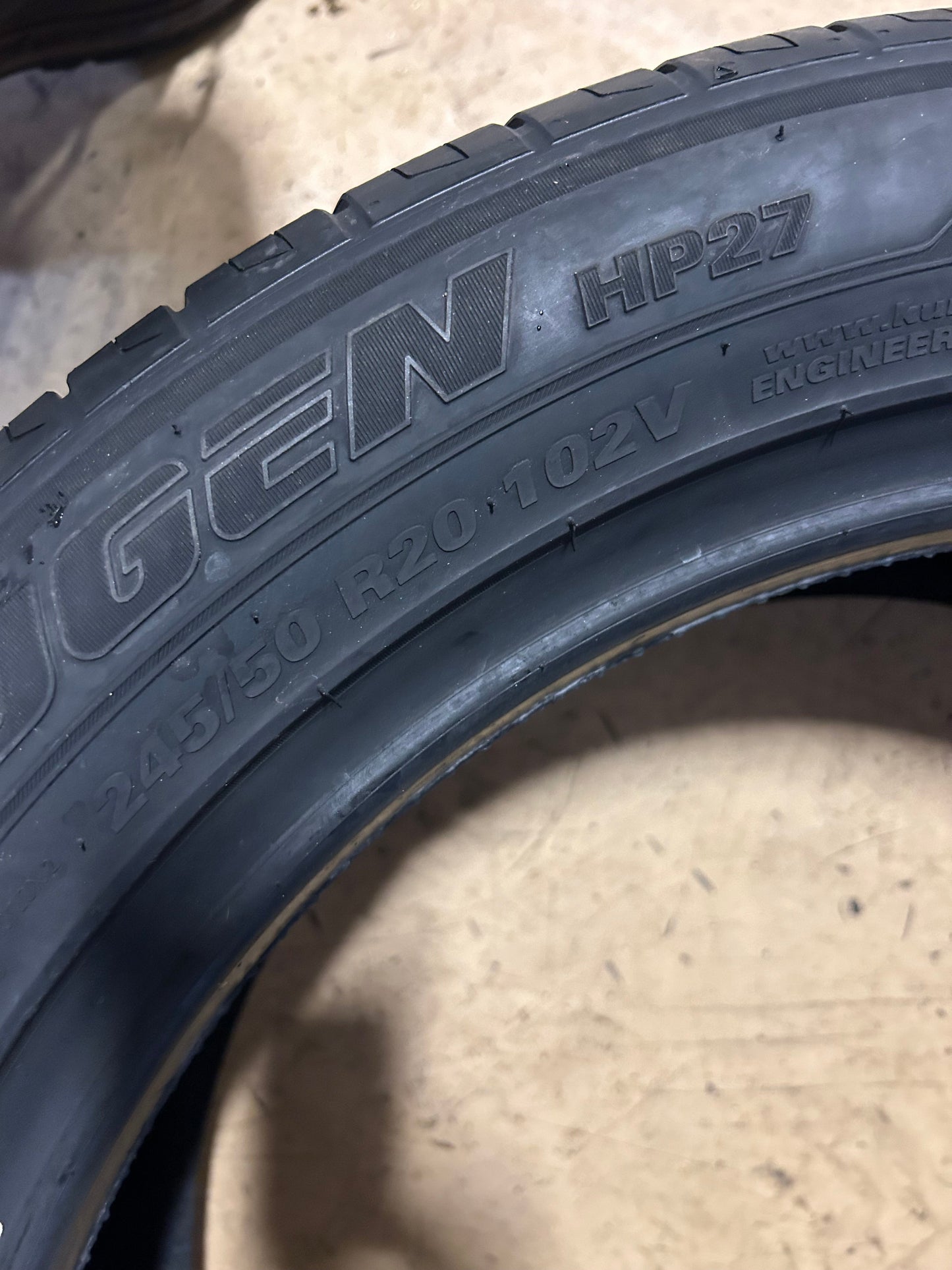 KUMHO CRUGEN HP27 BSW P 245 50 20 102V ALL SEASON TIRE 2346313