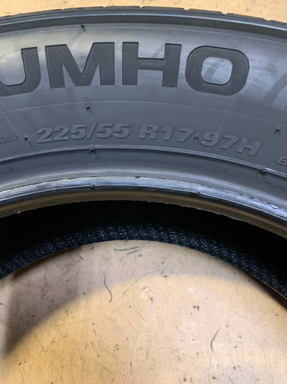 2 KUMHO SOLUS TA51A BSW P 225 55 17 97H ALL SEASON TIRE 2285523