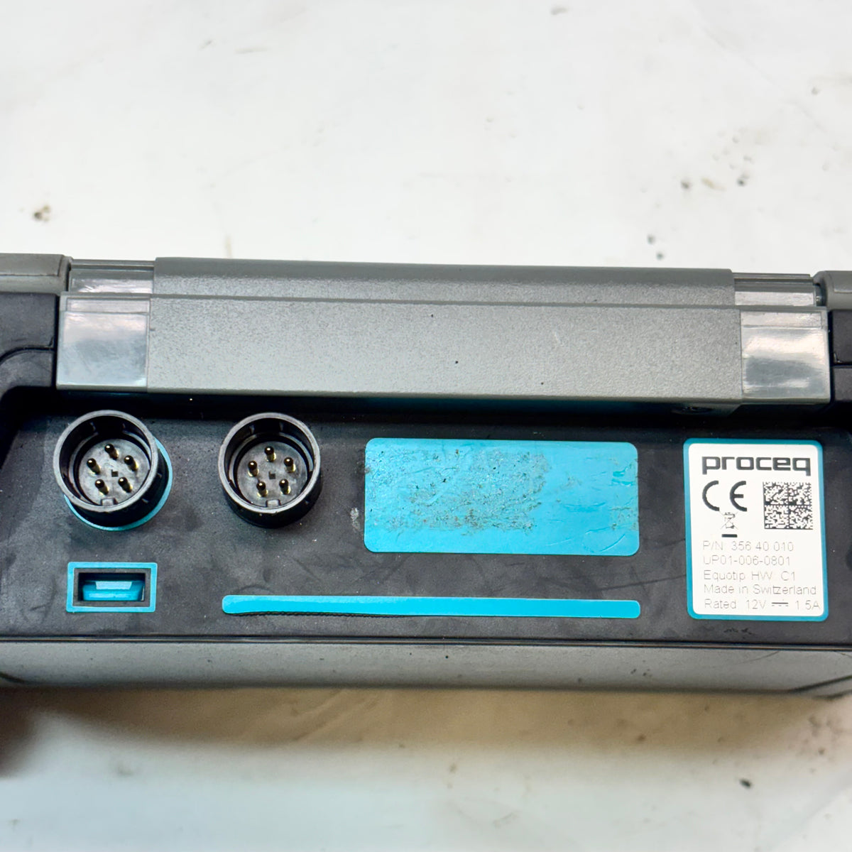 USED PROCEQ EQUOTIP 550 HARDNESS TESTER W/UCI PROBE & STANDARD