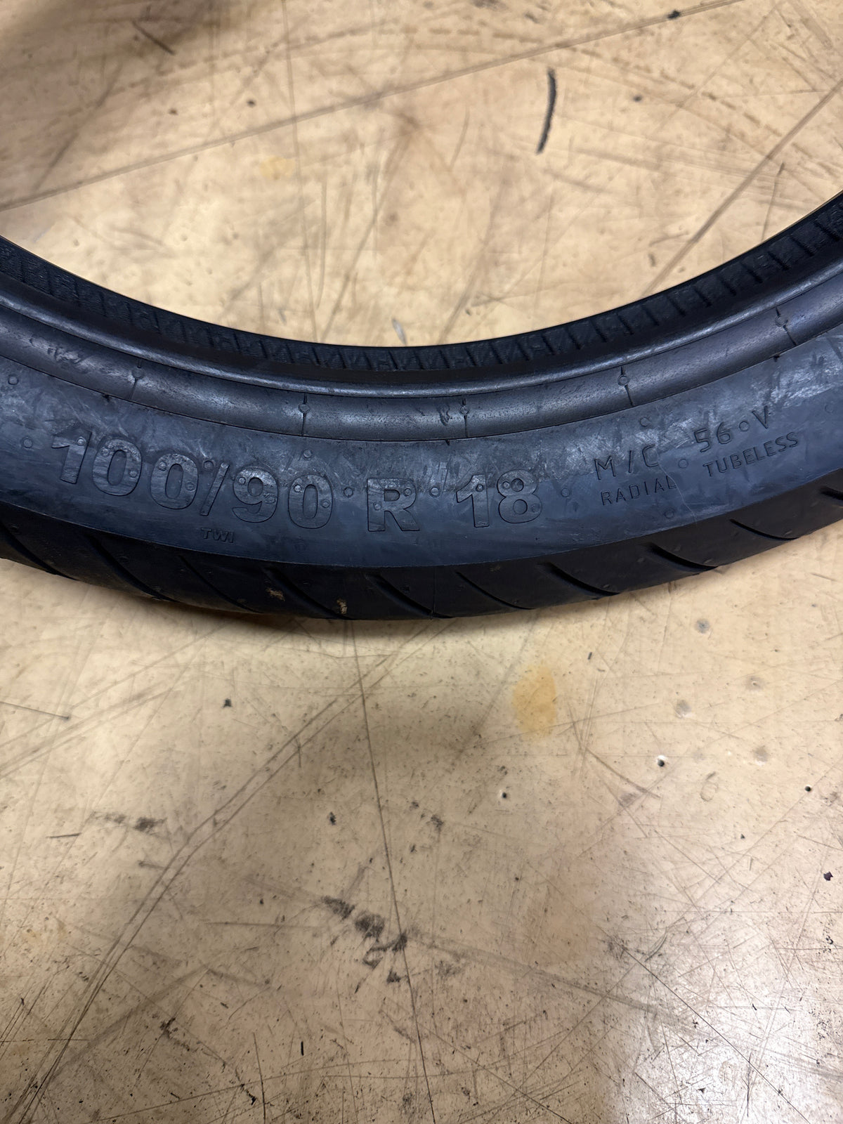 NOS CONTINENTAL CONTIROAD ATTACK 3 100 90 18 56V FRONT MOTORCYCLE TIRE 02445000000