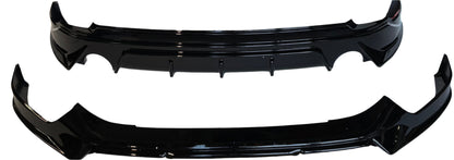 FRONT AND REAR LIP FOR MAZDA CX-5 22-24 GLOSS BLACK