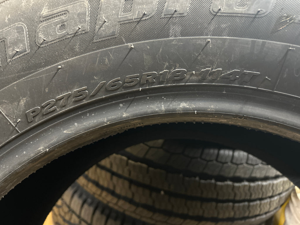 HANKOOK DYNAPRO HT BSW P 275 65 18 114T HIGHWAY TIRE 1011349