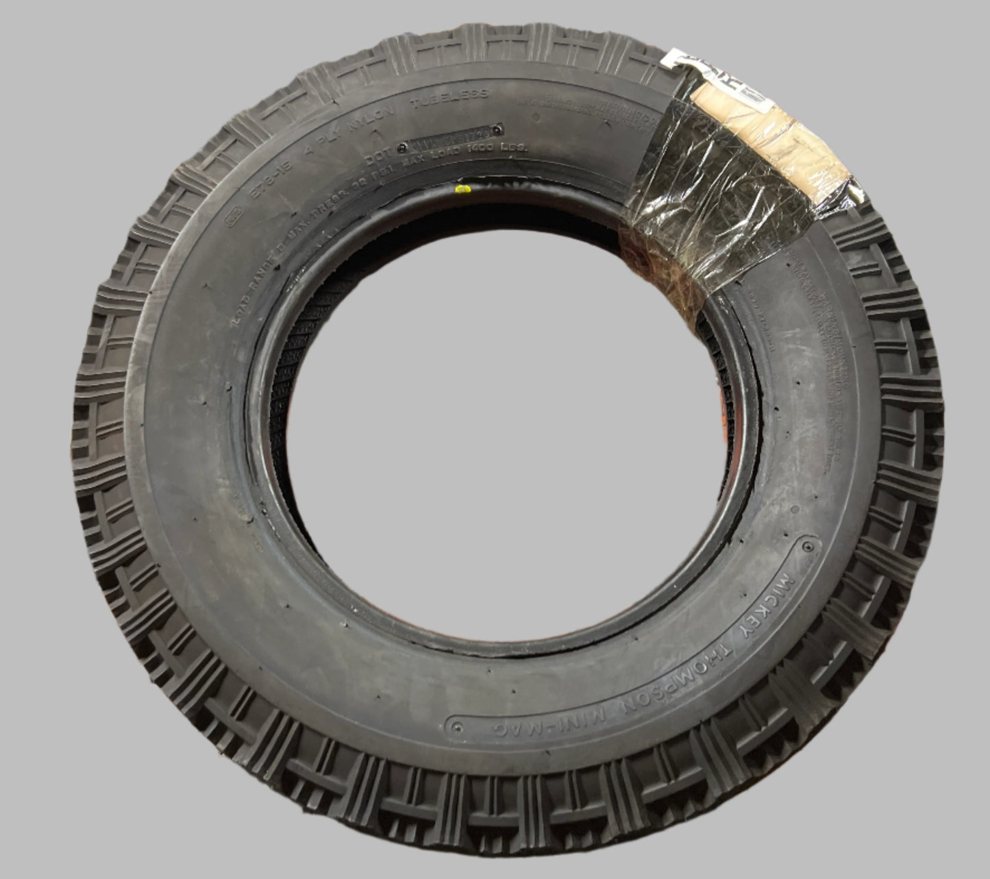 NEW MICKEY THOMPSON MINI MAG E78-15 4 PLY DRAG SLICK RACING TIRE 90000000726