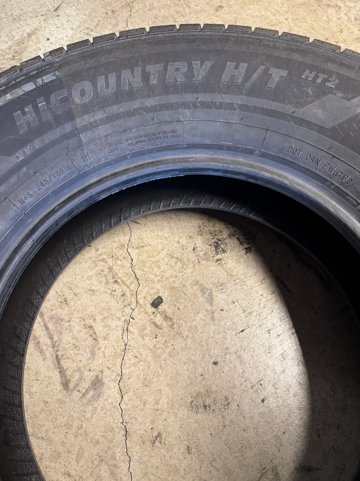 NOS PRINX HICOUNTRY H/T HT2 BSW P 245 75 16 111T ALL SEASON TIRE 3120250504