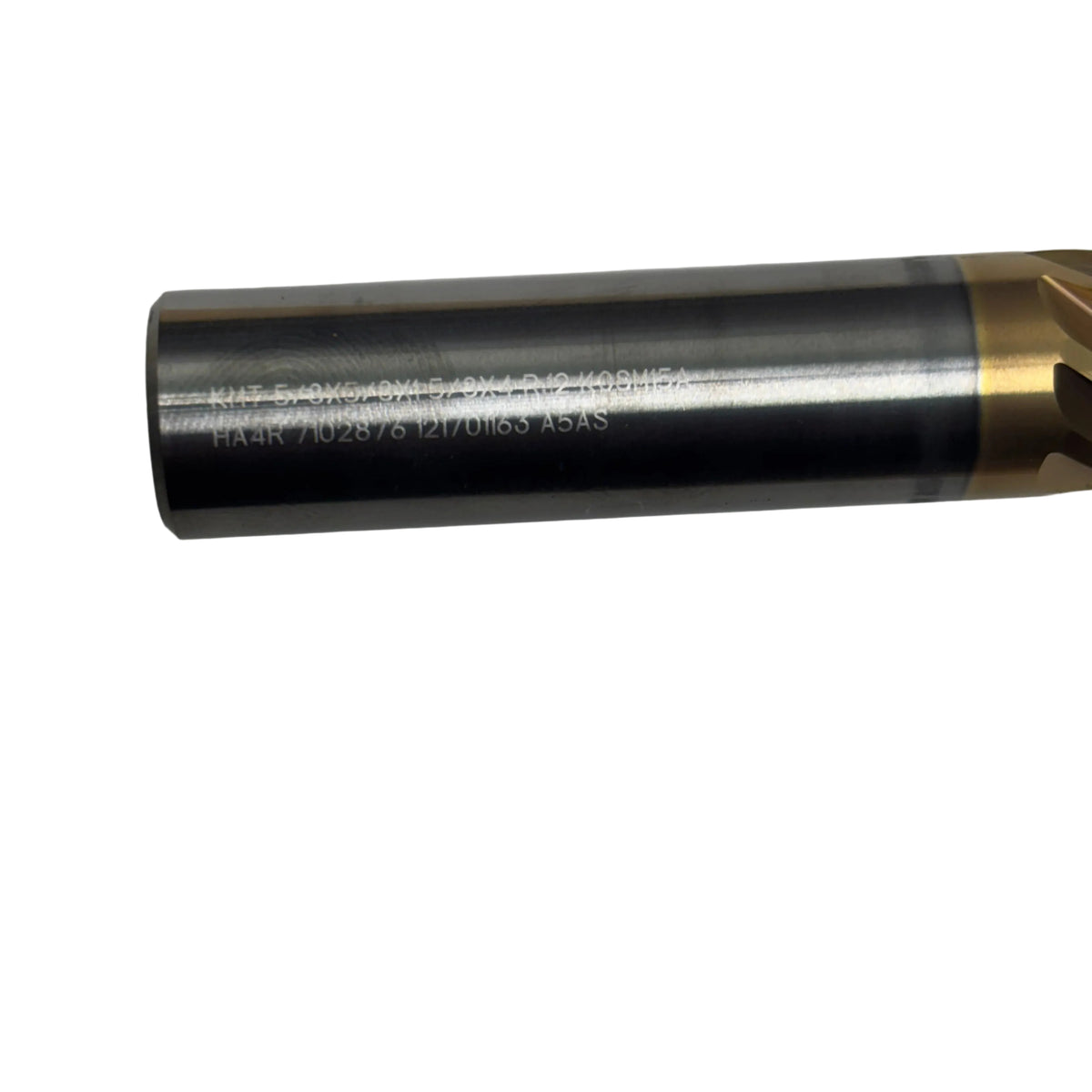 KENNAMETAL GRADE SOLID CARBIDE END MILL 5/8X5/8X1 5/8X4 R.12 KCSM15A