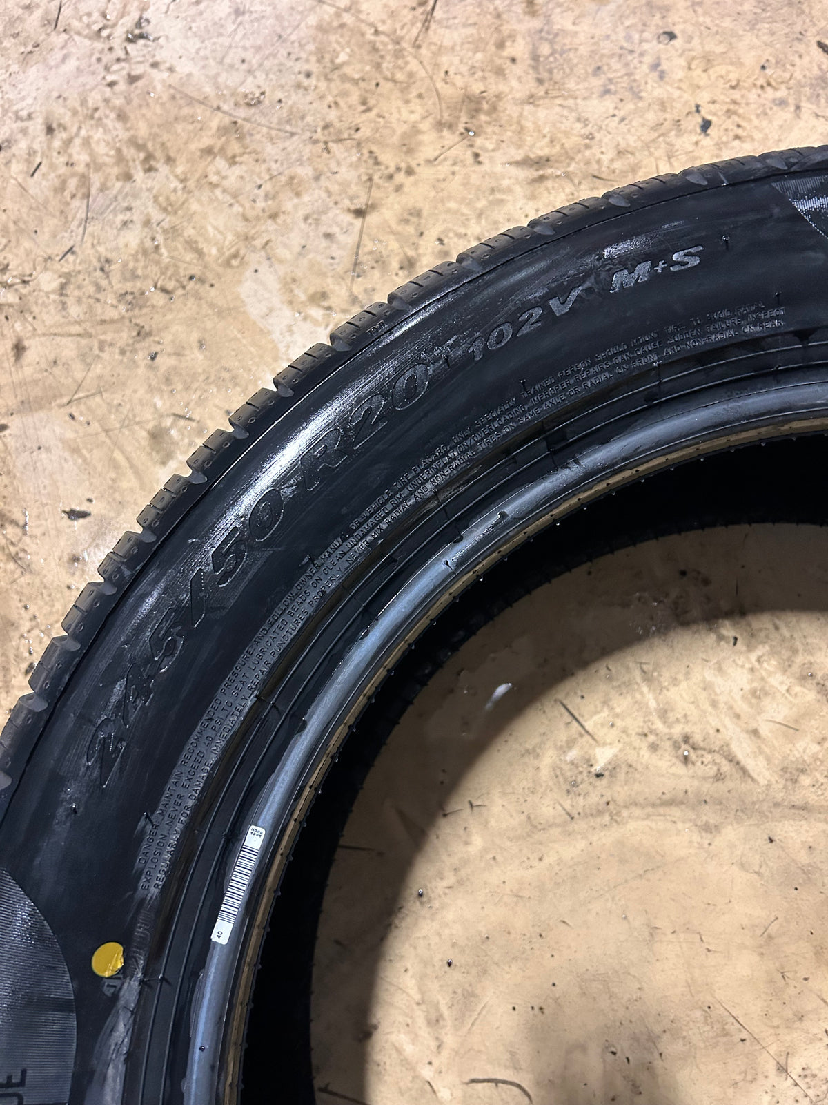 PIRELLI P ZERO ALL SEASON BSW P 245 50 20 102V UHP TIRE 3781400