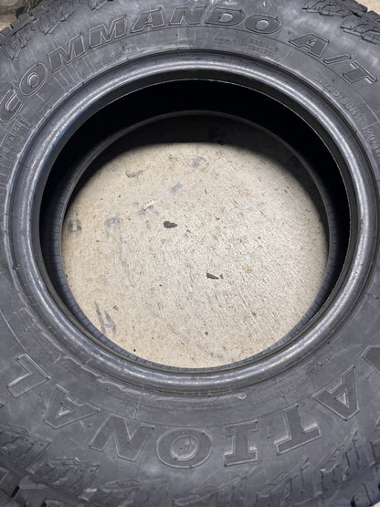 NOS NATIONAL COMMANDO A/T BSW LT 235 80 17 120/117S 10PLY ALL TERRAIN TIRE NLT95